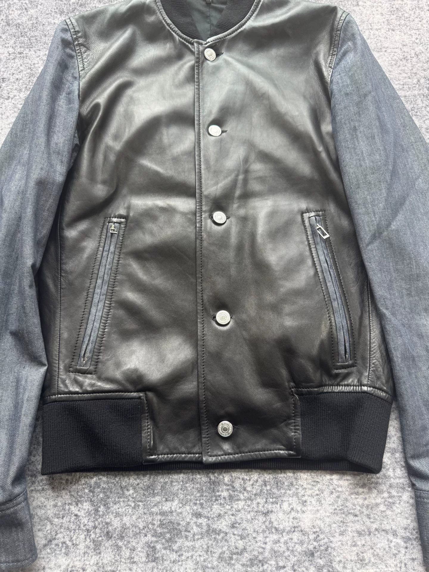 Dior Dior Lambskin Patchwork Denim Sleeve Jacket Size US S / EU 44-46 / 1 - 4 Thumbnail