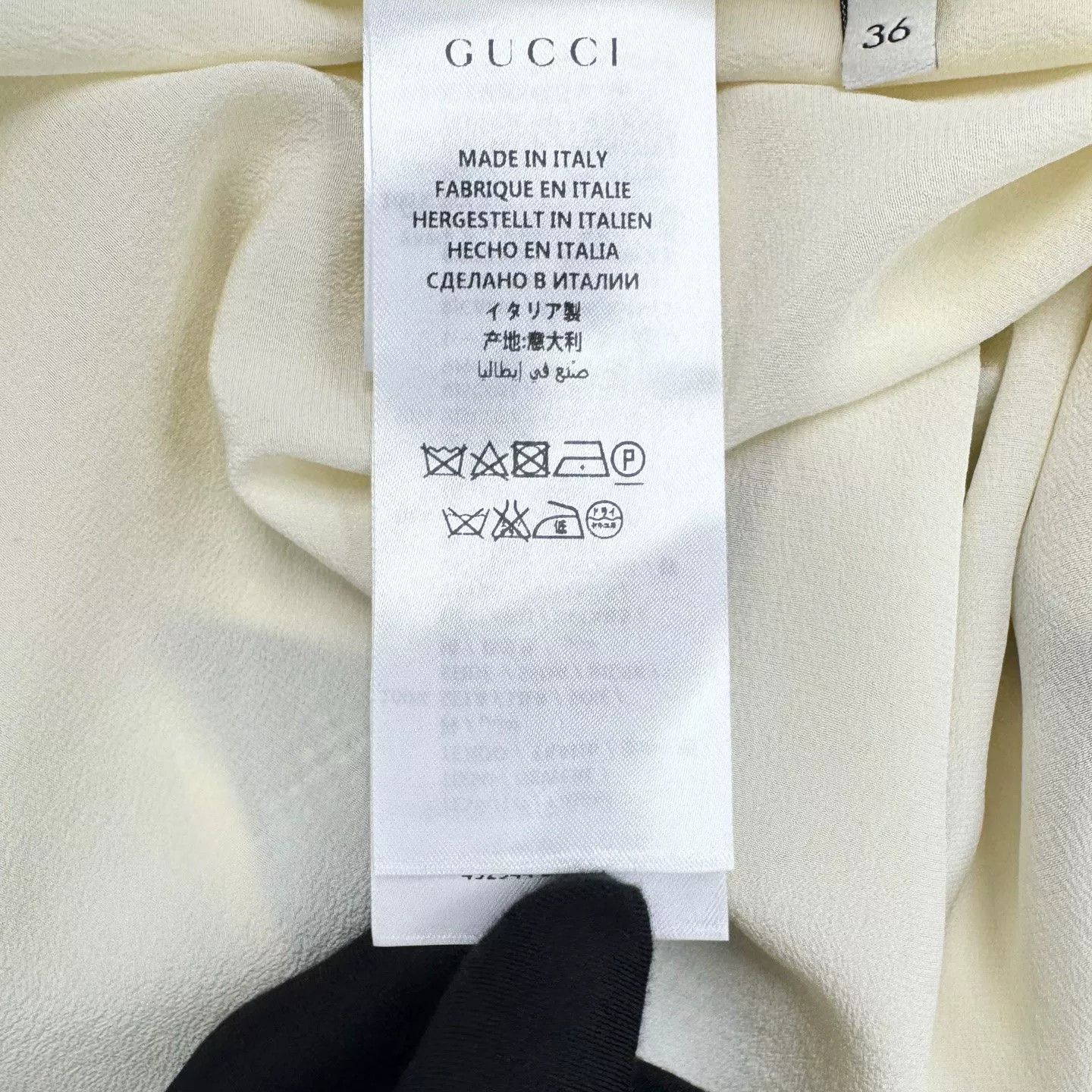 Gucci Gucci Silk Shirt Jacket with Bee Embroidery Size XS / US 0-2 / IT 36-38 - 4 Thumbnail