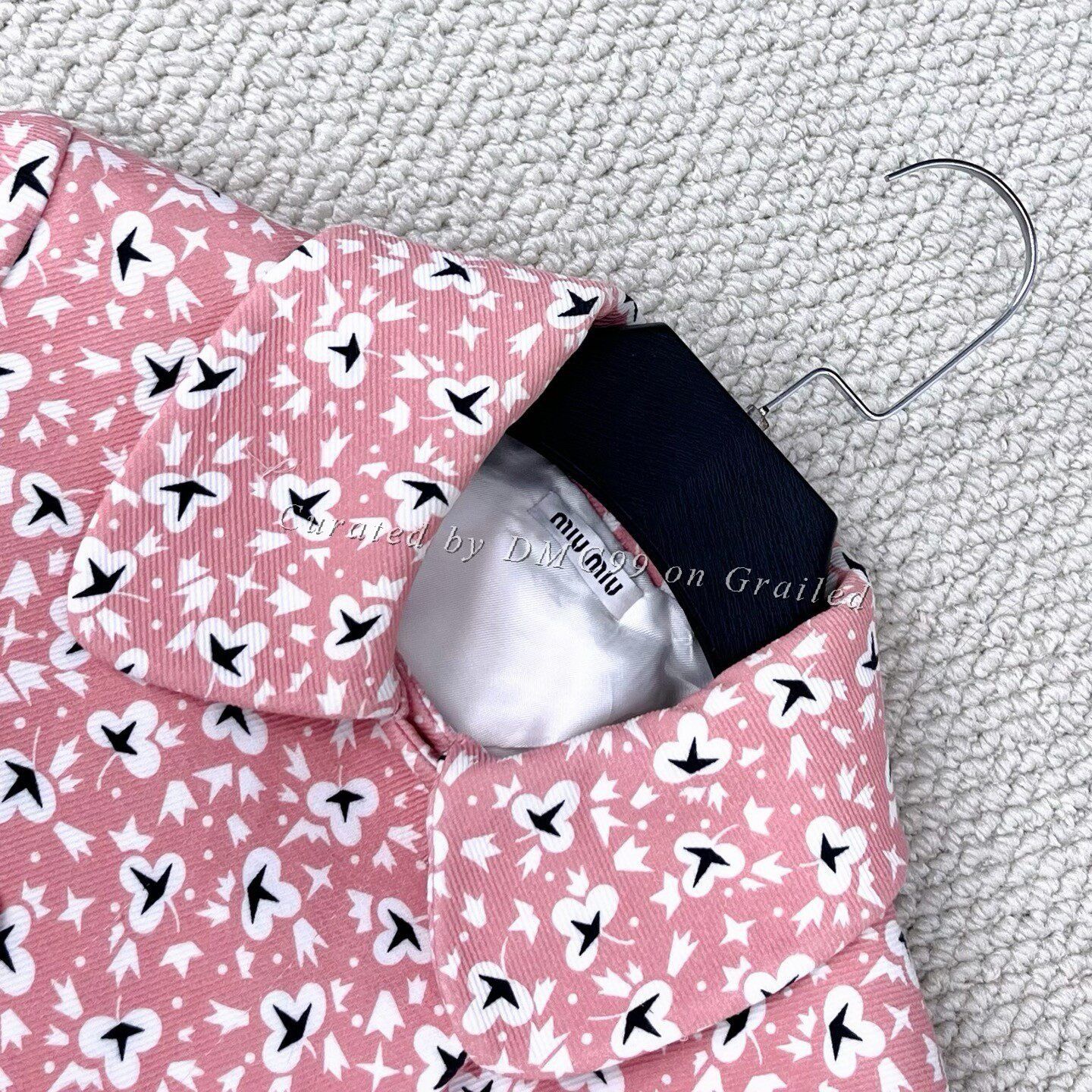 Miu Miu Miu Miu Floral Double-Breasted Coat Size S / US 4 / IT 40 - 3 Thumbnail