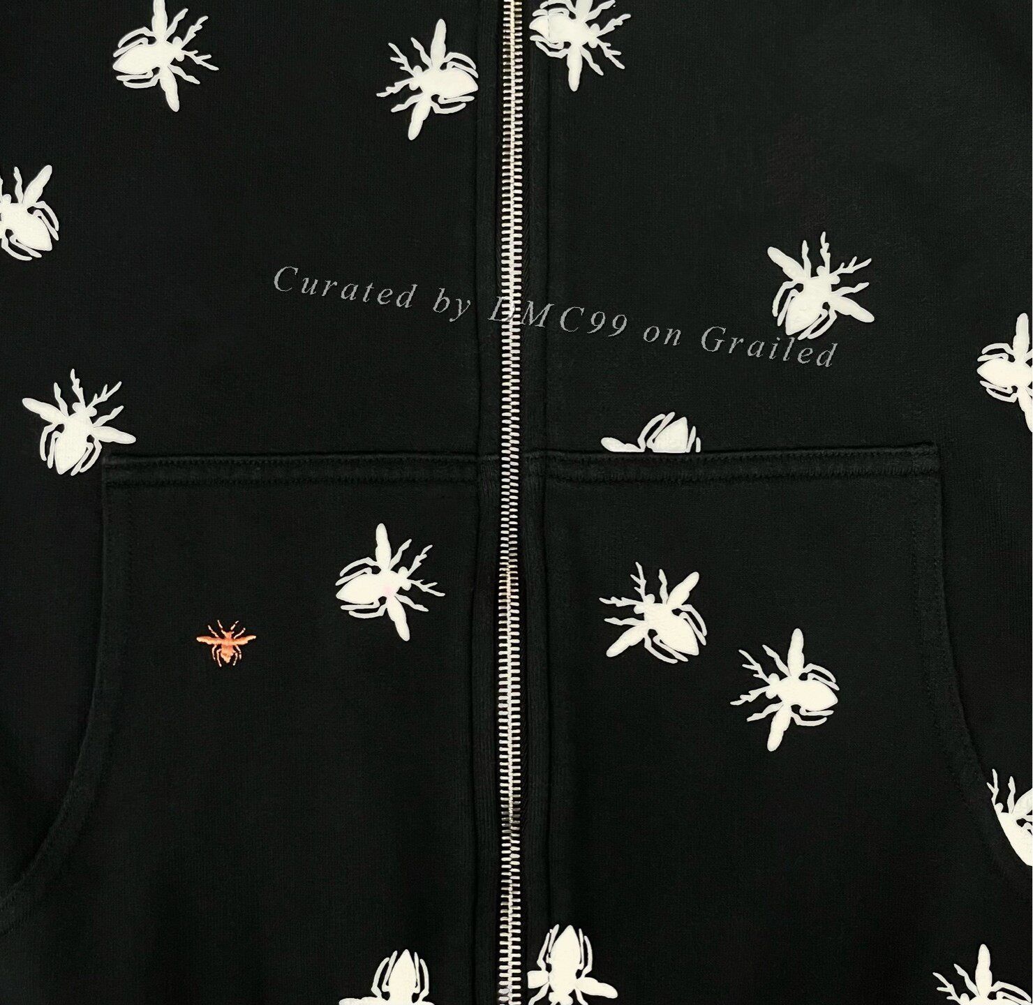 Dior Dior Bee Embroidery Logo Zip Hoodie Size US S / EU 44-46 / 1 - 6 Thumbnail