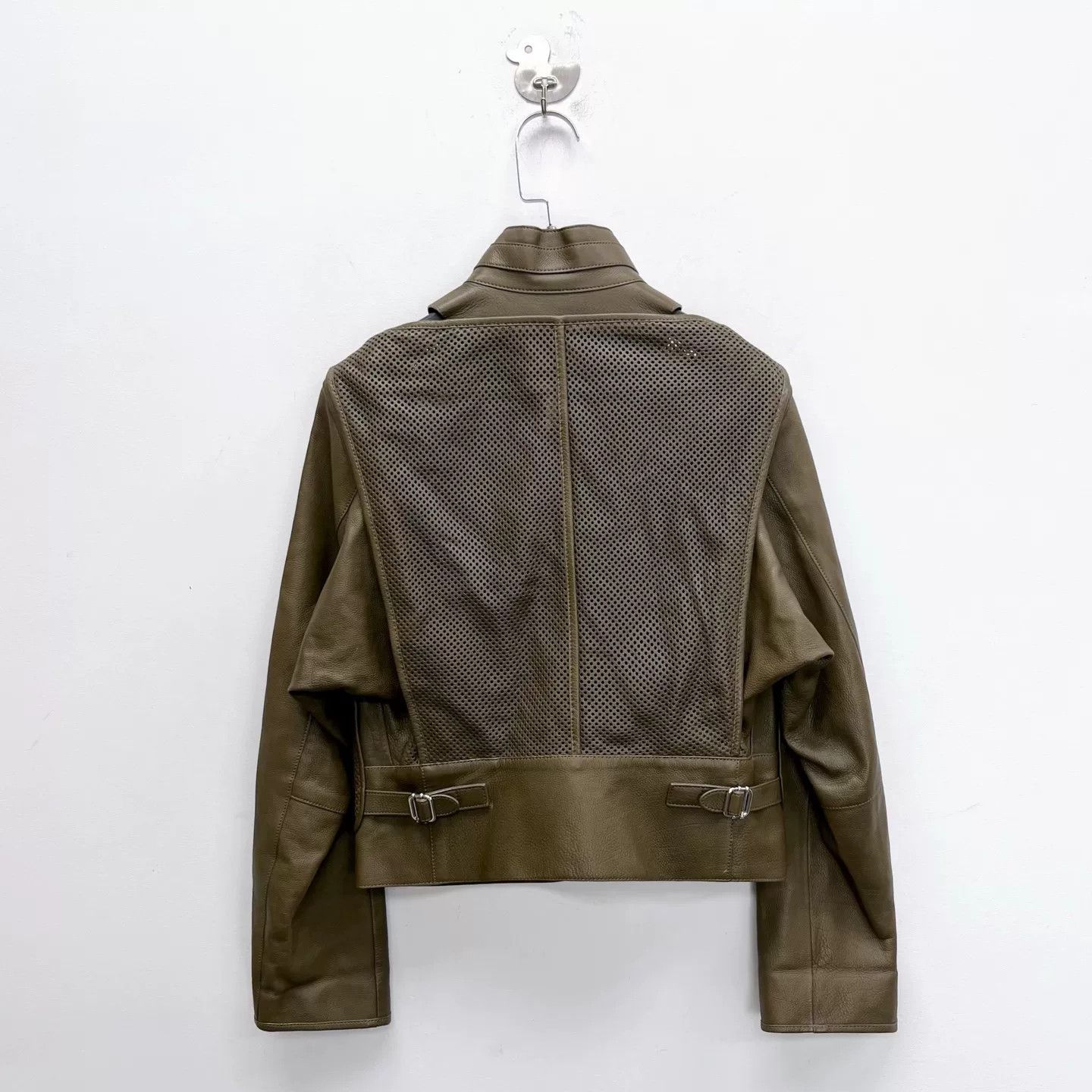 Hermes Hermes Runway Cow Leather Short Jacket Size XXS / US 00 / IT 34 - 2 Thumbnail