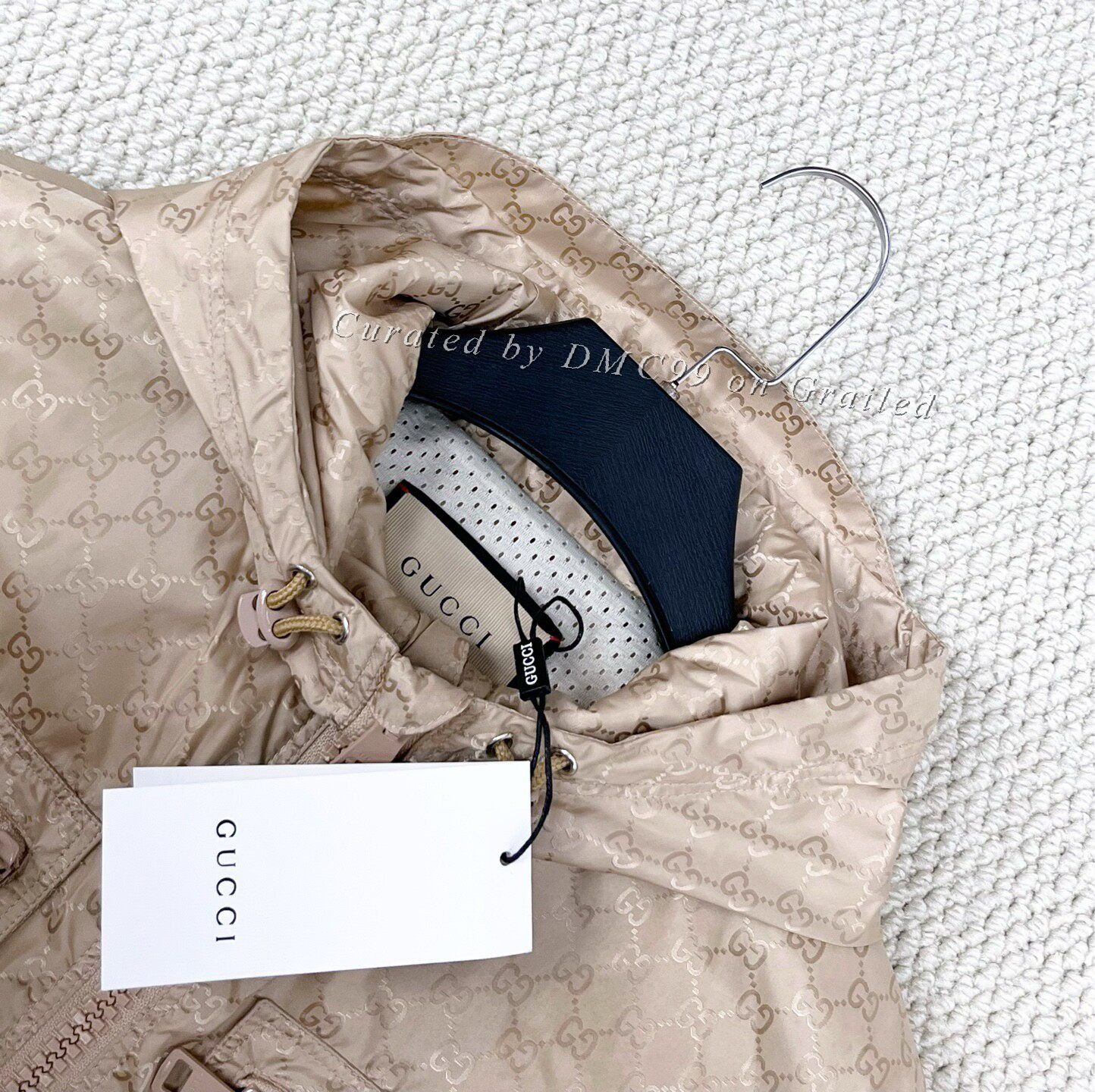 Gucci Gucci SS23 Gold Brown Double G Tech Jacket Size US M / EU 48-50 / 2 - 3 Thumbnail