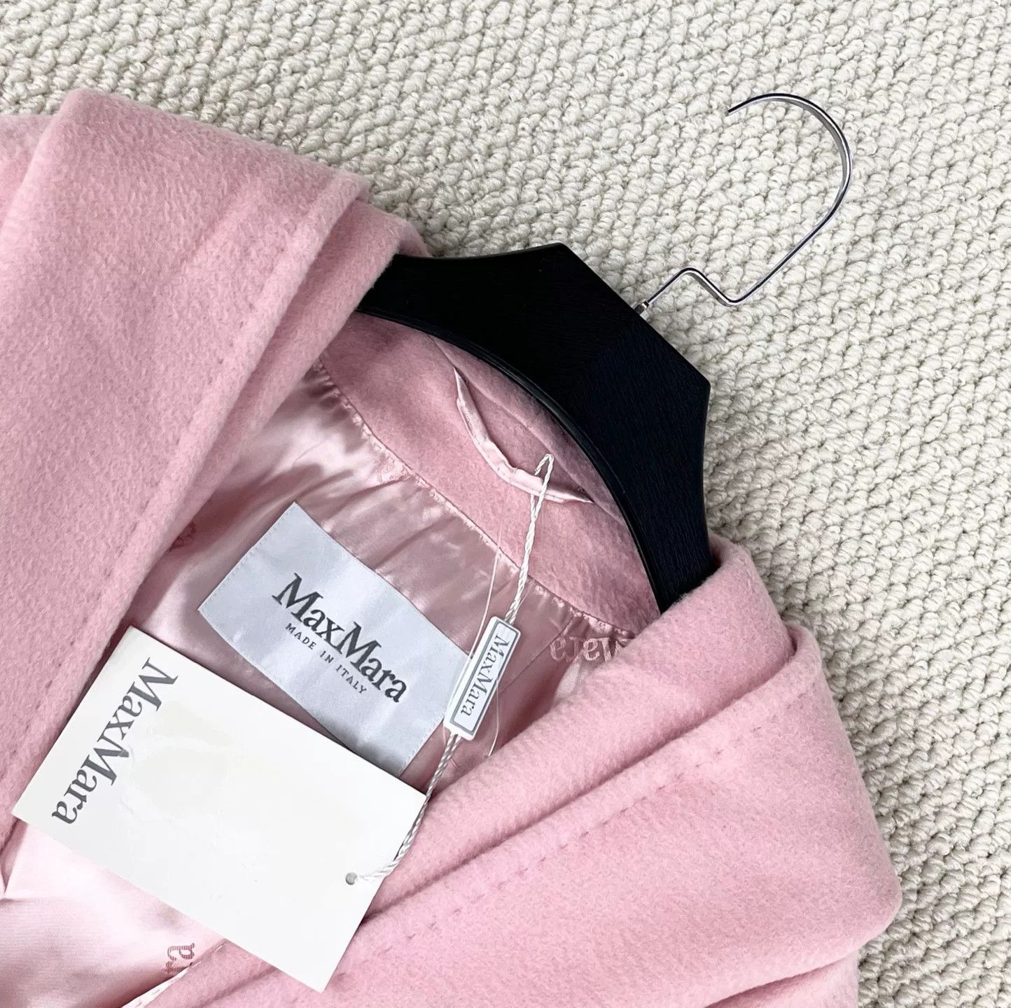 Max Mara MaxMara Pink Logo Print Robe Coat Size S / US 4 / IT 40 - 3 Thumbnail