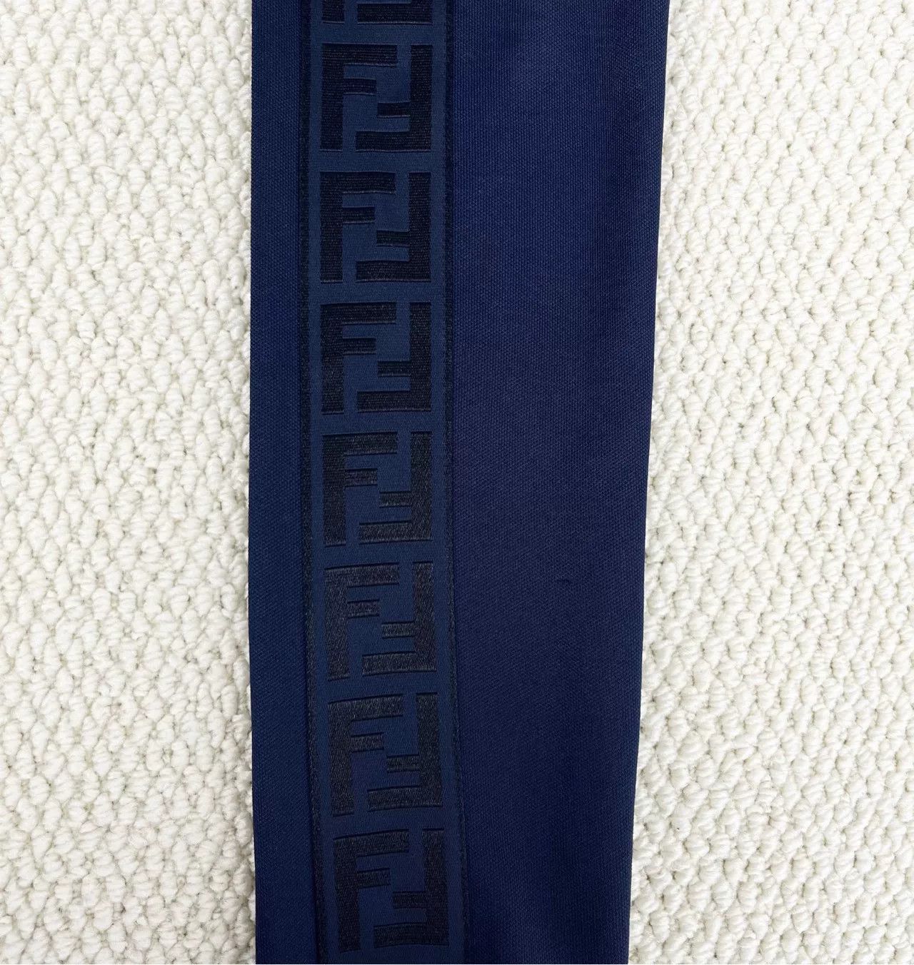 Fendi Fendi Navy Blue Logo Short Zip Jacket Size S / US 4 / IT 40 - 6 Thumbnail