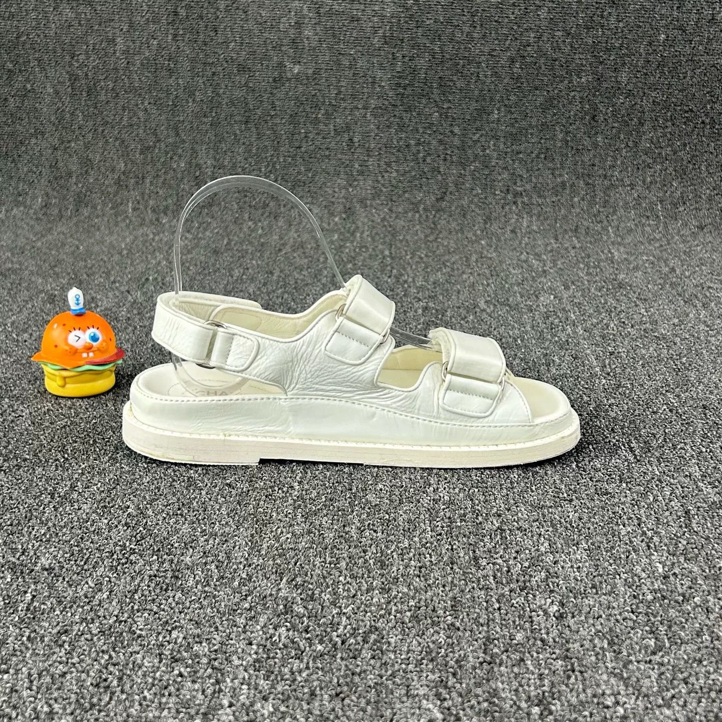 Chanel Chanel White Sandals Size US 4.5 / IT 34.5 - 4 Thumbnail