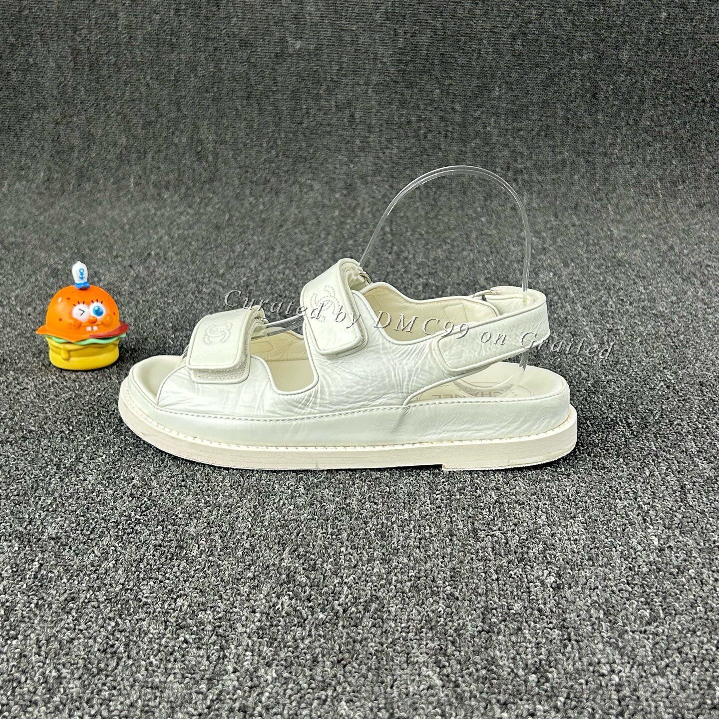 Chanel Chanel White Sandals Size US 4.5 / IT 34.5 - 3 Thumbnail