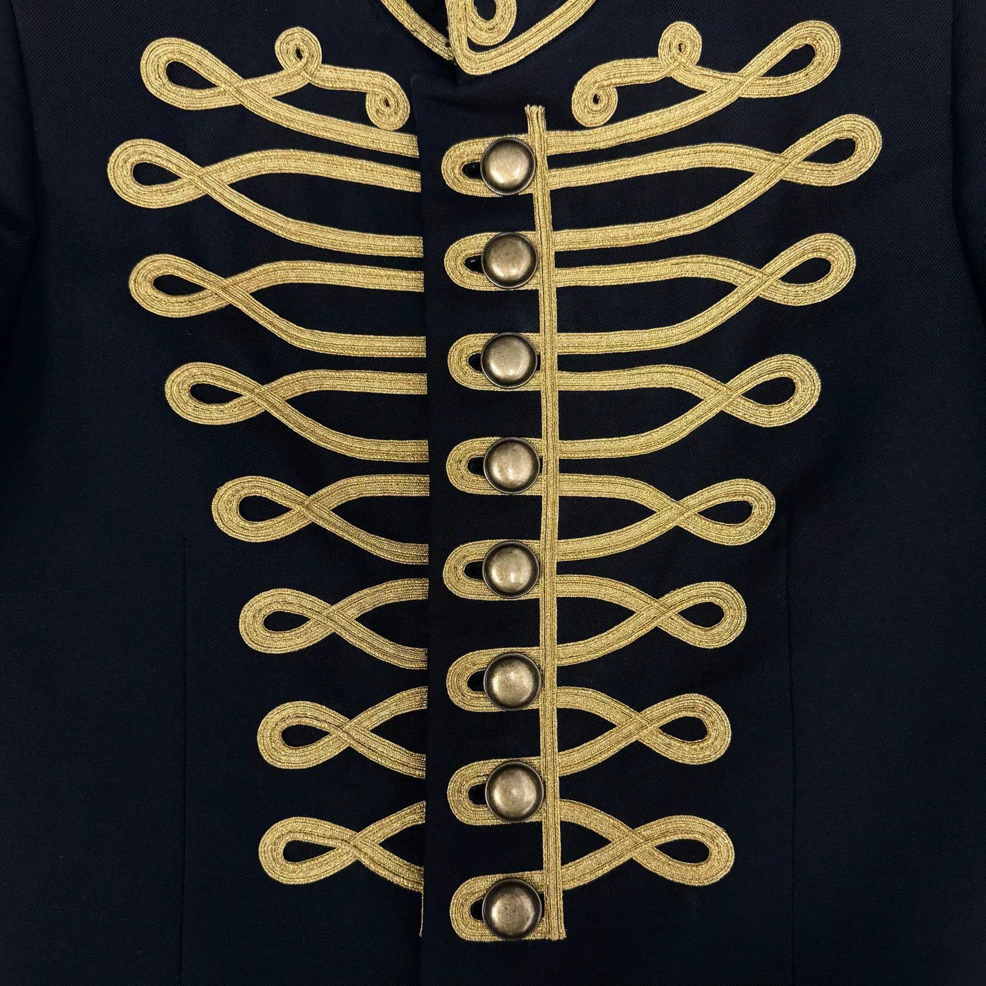 Saint Laurent Paris Saint Laurent Black Gold Embroidery Suit Jacket Size XS / US 0-2 / IT 36-38 - 5 Thumbnail
