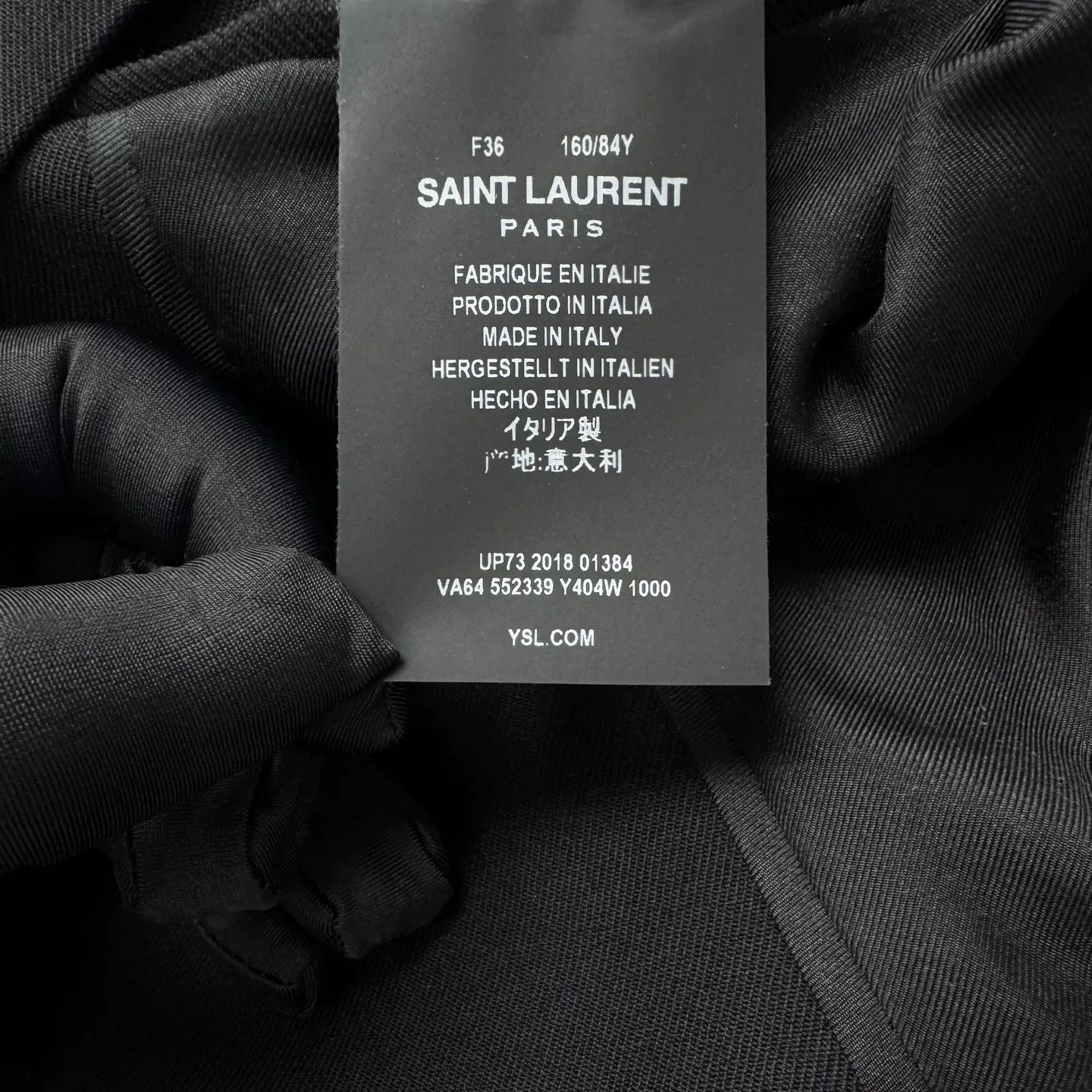 Saint Laurent Paris Saint Laurent Black Gold Embroidery Suit Jacket Size XS / US 0-2 / IT 36-38 - 4 Thumbnail