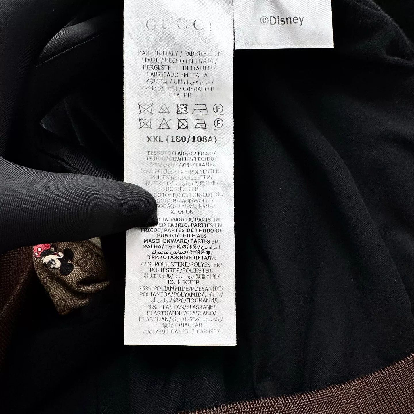 Gucci Gucci x Disney Mickey Logo Zip Jacket Size US XXL / EU 58 / 5 - 4 Thumbnail
