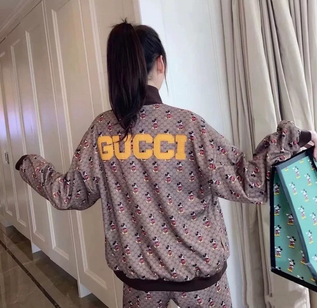 Gucci Gucci x Disney Mickey Logo Zip Jacket Size US XXL / EU 58 / 5 - 9 Thumbnail