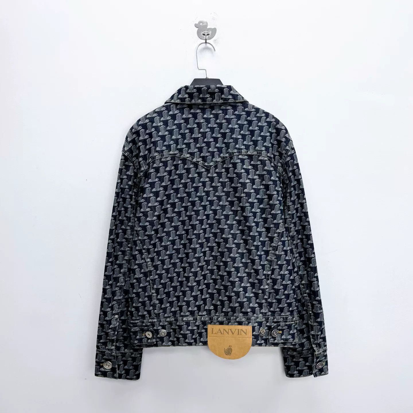 Lanvin Lanvin Logo Back Label Denim Jacket Size US L / EU 52-54 / 3 - 2 Thumbnail