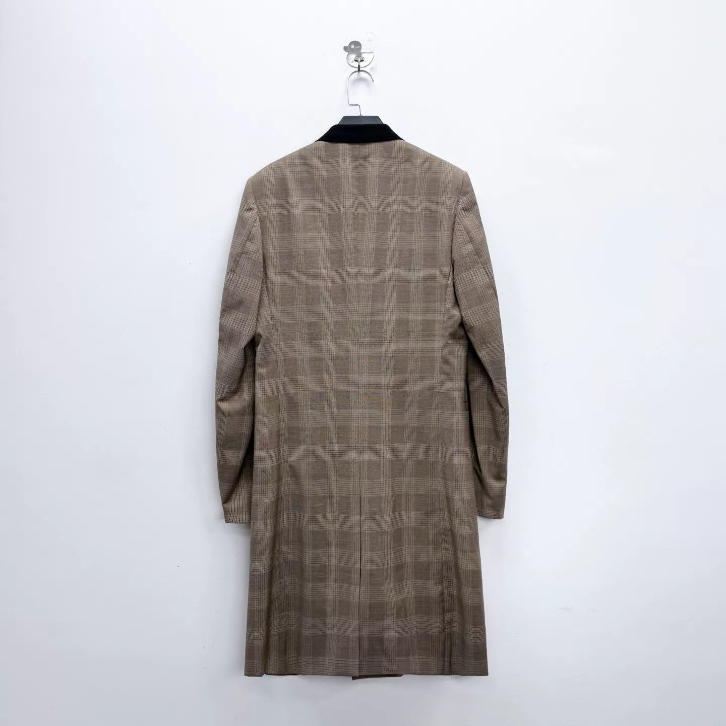 Givenchy Givenchy Brown Prince of Wales Wool Coat Size US S / EU 44-46 / 1 - 2 Thumbnail