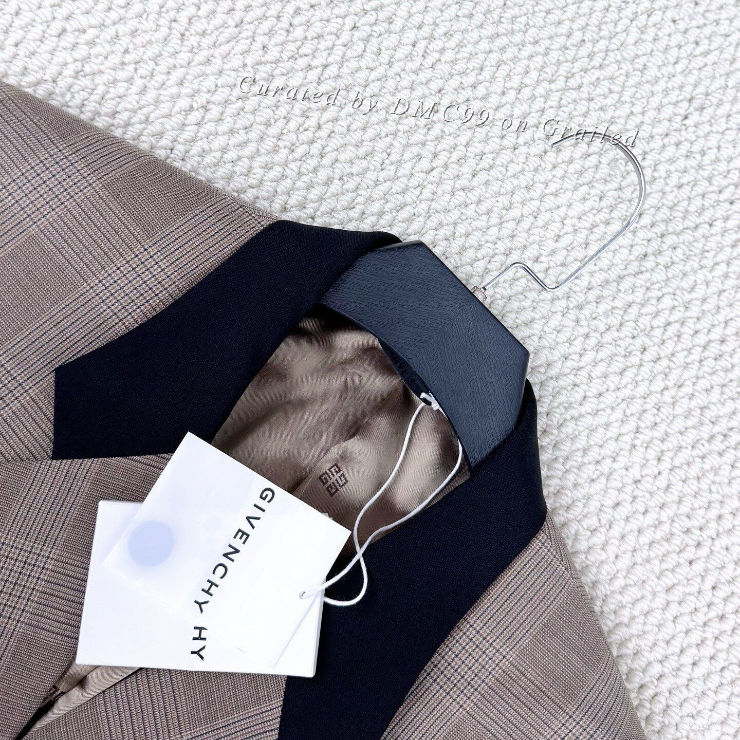 Givenchy Givenchy Brown Prince of Wales Wool Coat Size US S / EU 44-46 / 1 - 3 Thumbnail