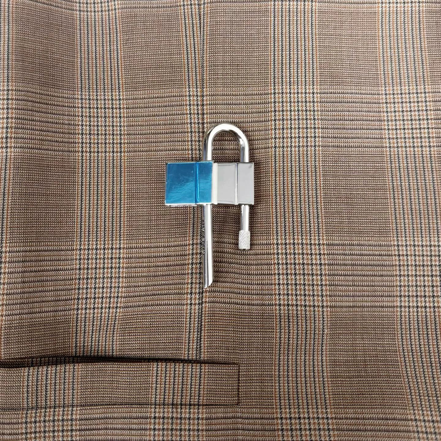Givenchy Givenchy Brown Prince of Wales Wool Coat Size US S / EU 44-46 / 1 - 6 Thumbnail