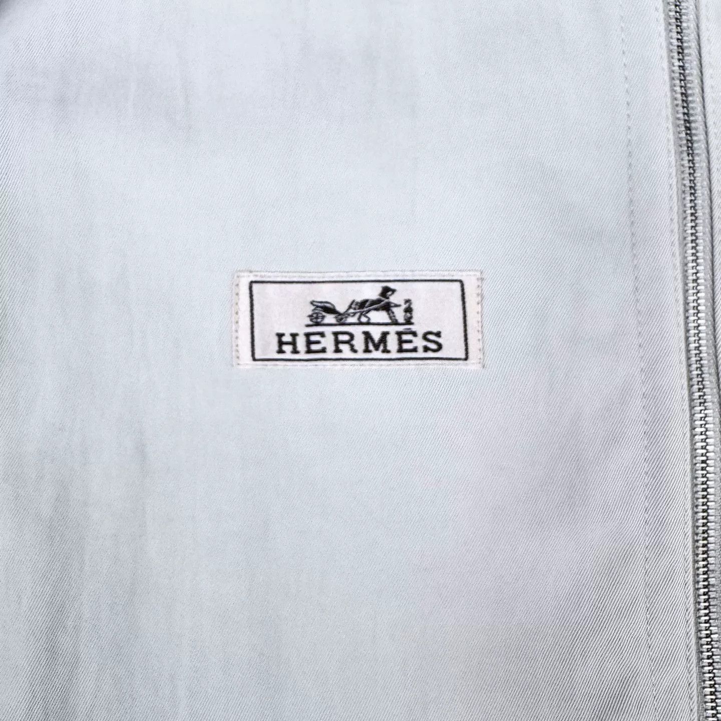 Hermes Hermes Blue Tech Fabric Hooded Jacket Size US M / EU 48-50 / 2 - 4 Thumbnail