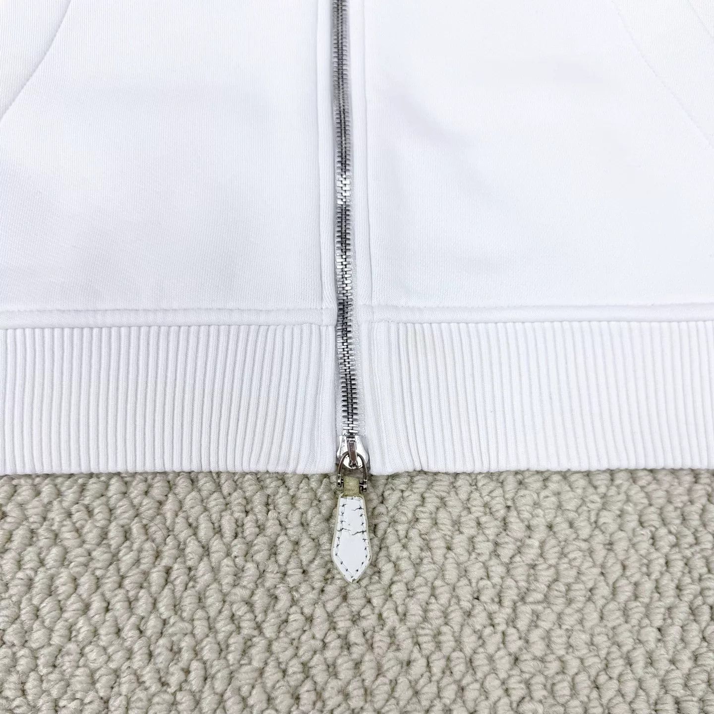 Burberry Burberry White Check TB Logo Zip Hoodie Size US L / EU 52-54 / 3 - 6 Thumbnail