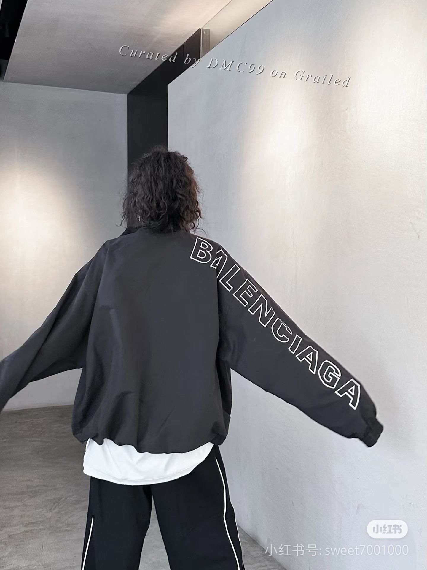 Balenciaga Balenciaga Arm Embroidered Logo Zip Jacket Size US XS / EU 42 / 0 - 8 Thumbnail