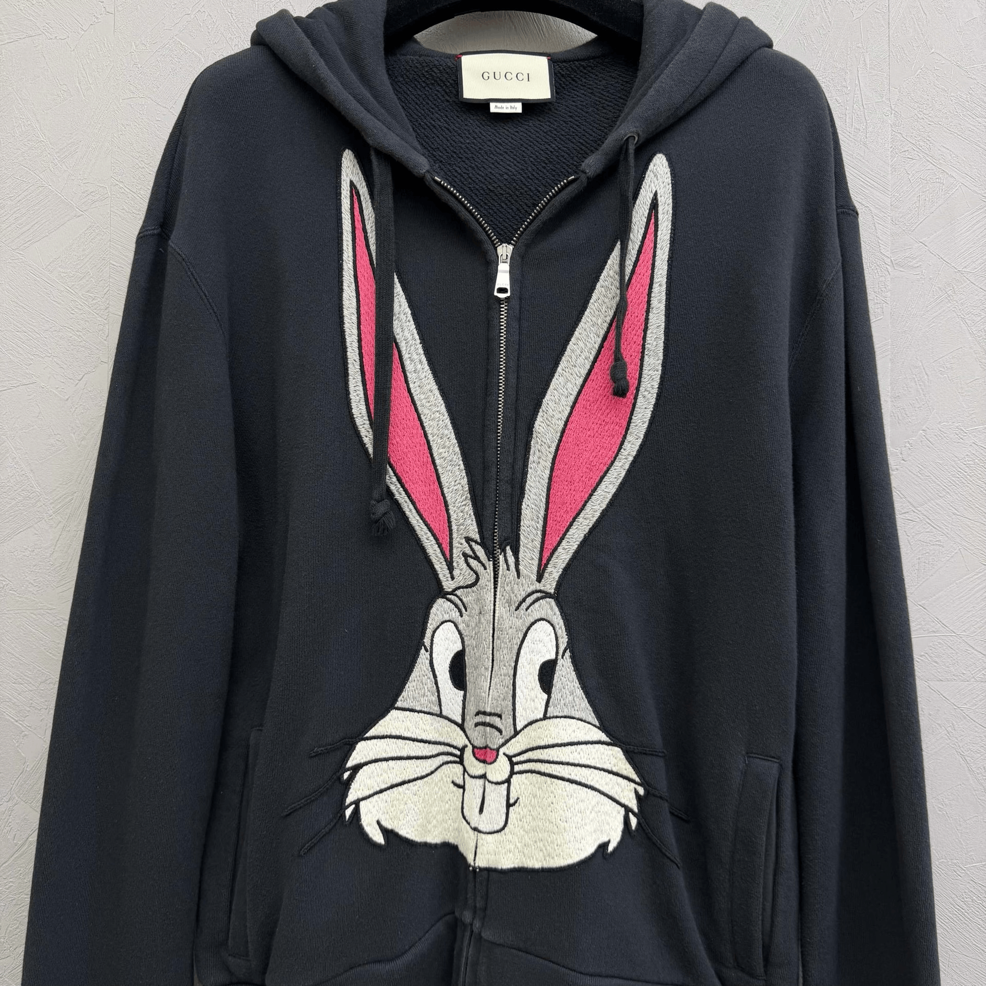 Gucci Gucci Embroidered Bugs Bunny Zip Hoodie Size US M / EU 48-50 / 2 - 2 Thumbnail