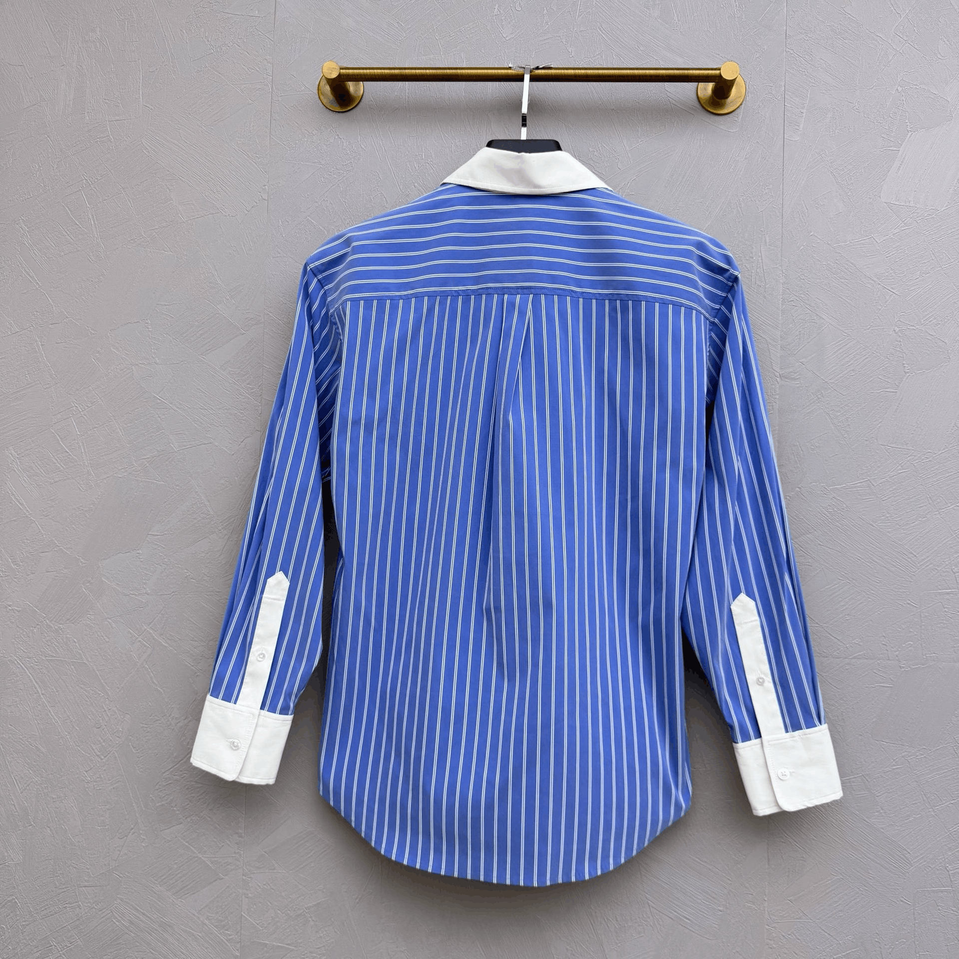 Alexander Wang Alexander Wang Blue White Stripe Pocket Shirt Jacket Size US XXS / EU 40 - 3 Thumbnail