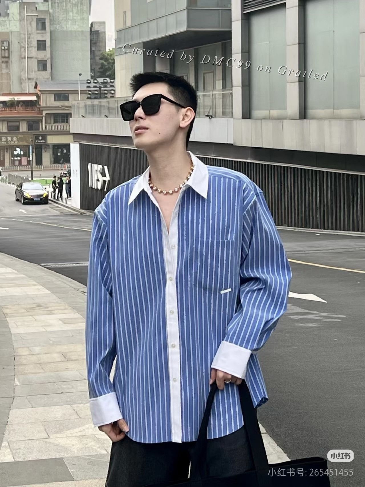 Alexander Wang Alexander Wang Blue White Stripe Pocket Shirt Jacket Size US XXS / EU 40 - 4 Thumbnail