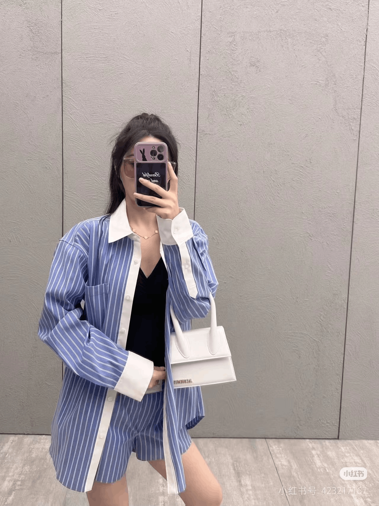 Alexander Wang Alexander Wang Blue White Stripe Pocket Shirt Jacket Size US XXS / EU 40 - 5 Thumbnail