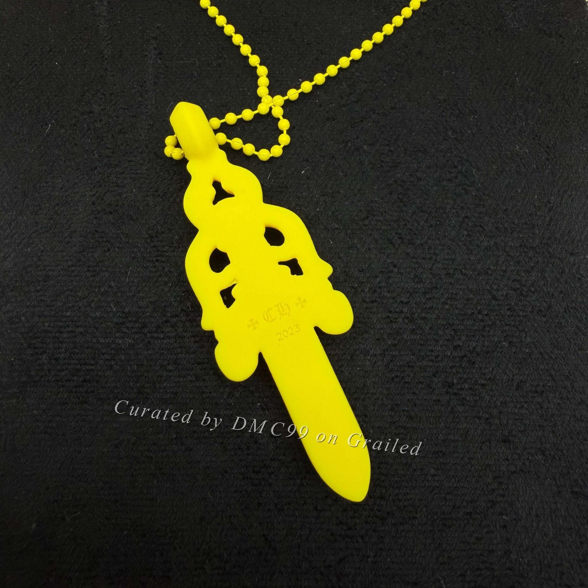 Chrome Hearts Chrome Hearts Yellow Sword Resin Necklace Size ONE SIZE - 4 Thumbnail