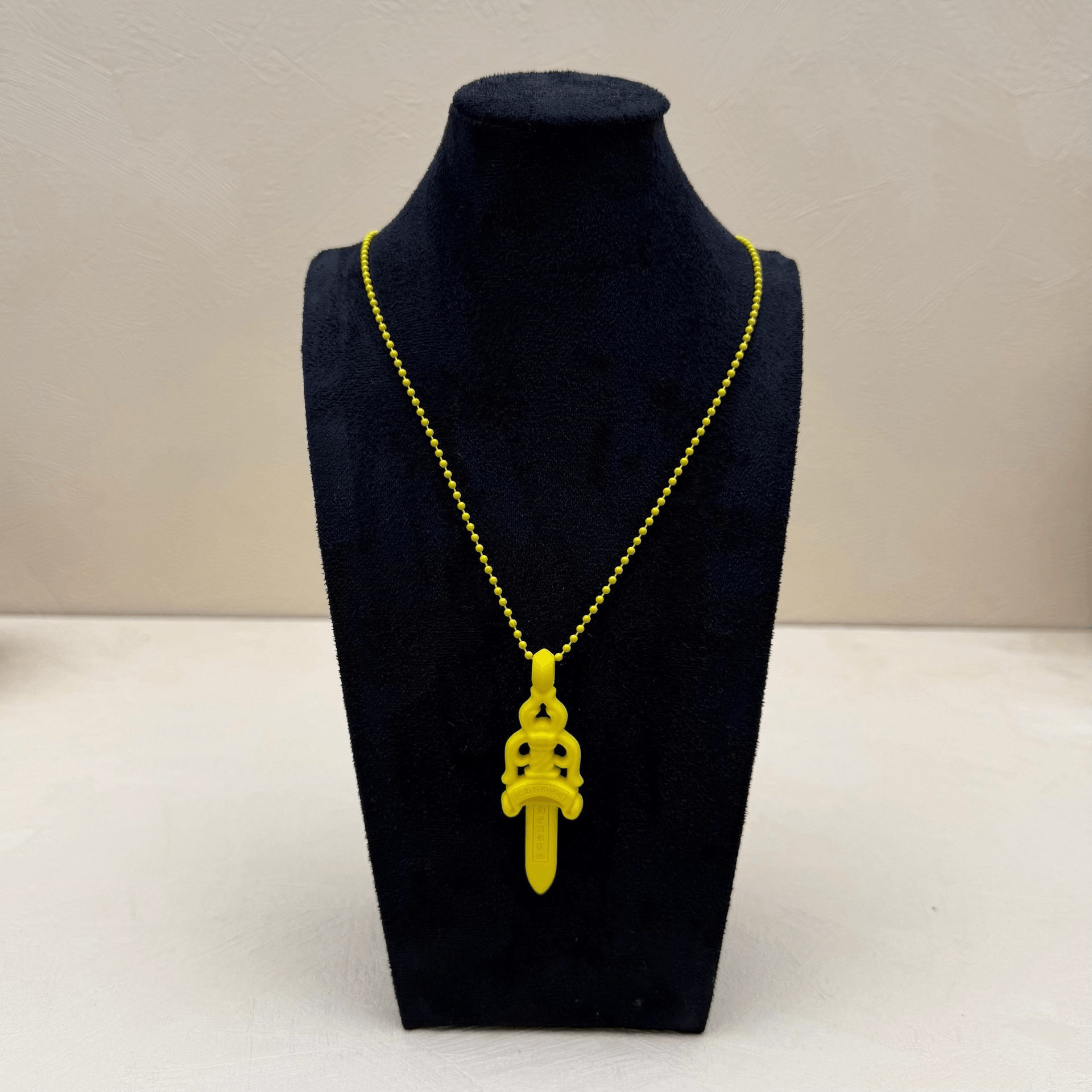 Chrome Hearts Chrome Hearts Yellow Sword Resin Necklace Size ONE SIZE - 2 Thumbnail