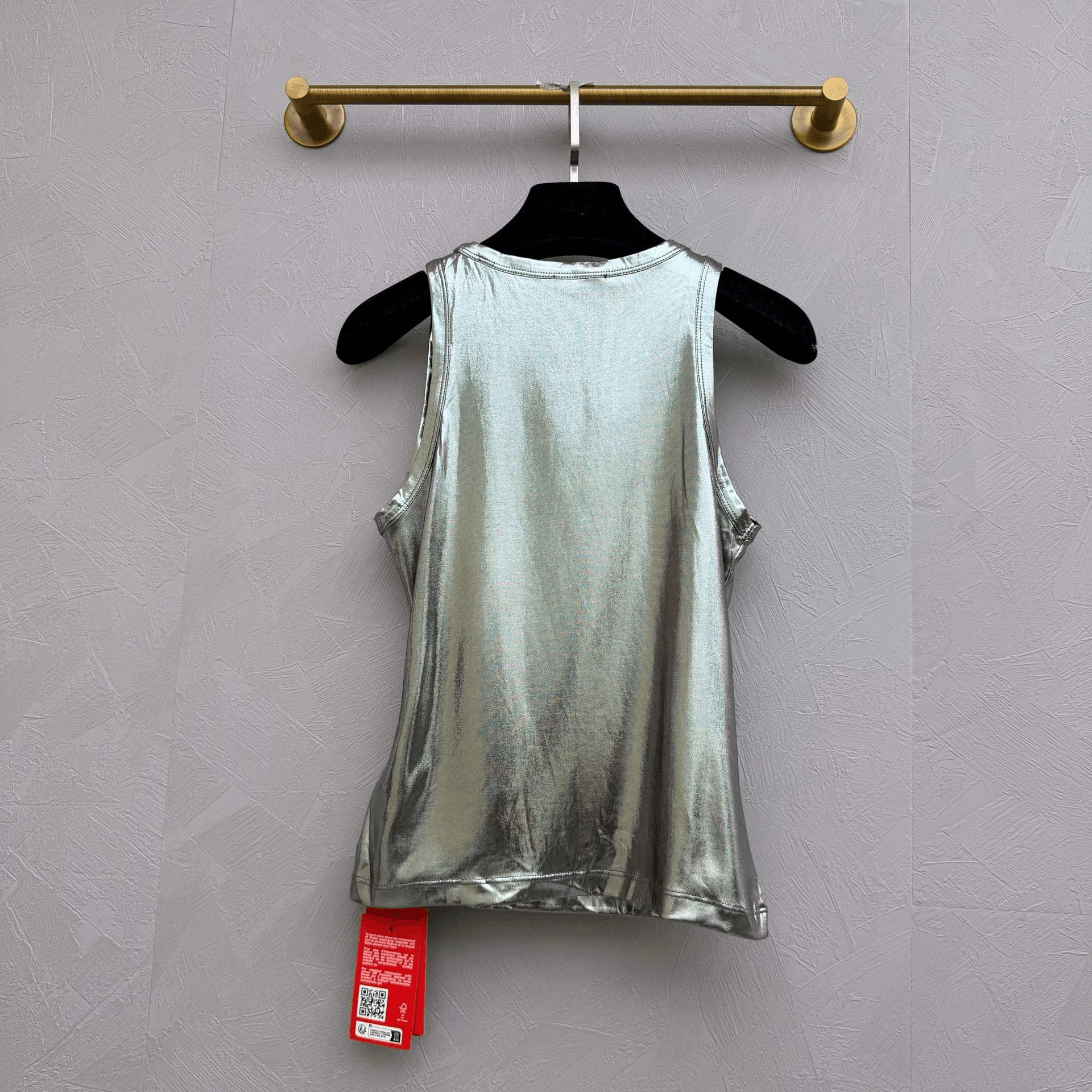Diesel Diesel Silver Metallic Hollow Embroidery Vest Size US XS / EU 42 / 0 - 3 Thumbnail