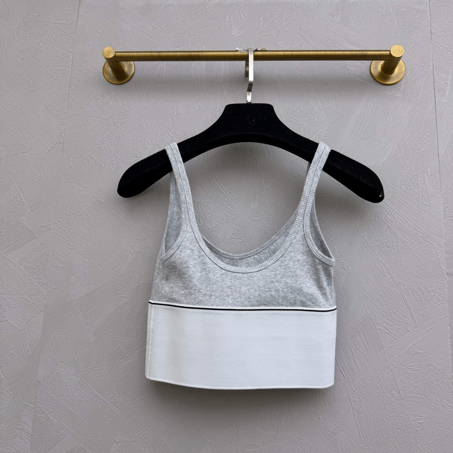 Alexander Wang Alexander Wang Logo Strap Spliced Camisole Size XXS / US 00 / IT 34 - 2 Thumbnail