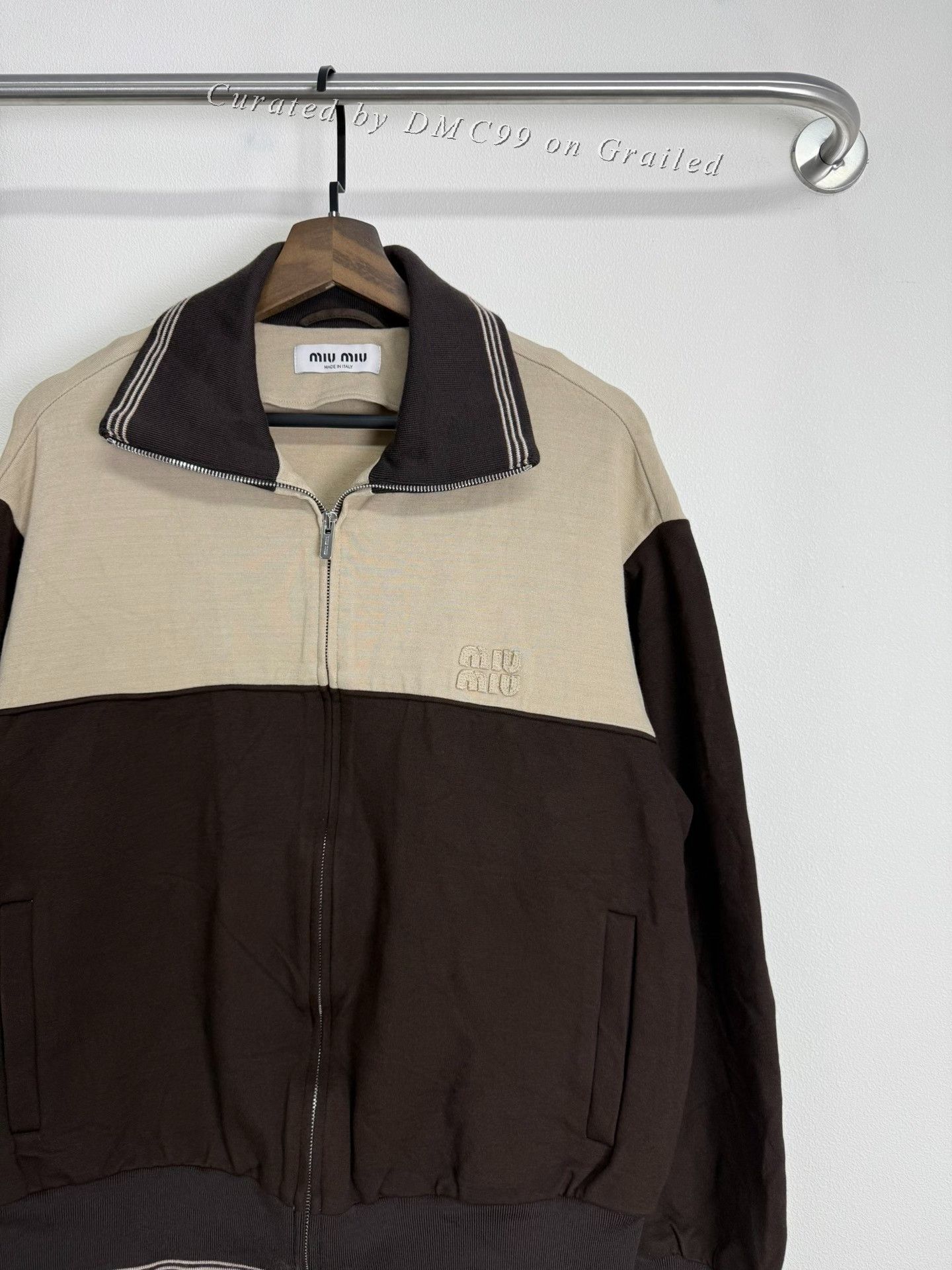 Miu Miu Miu Miu 25FW Colorblock Track Jacket Size XS / US 0-2 / IT 36-38 - 2 Thumbnail