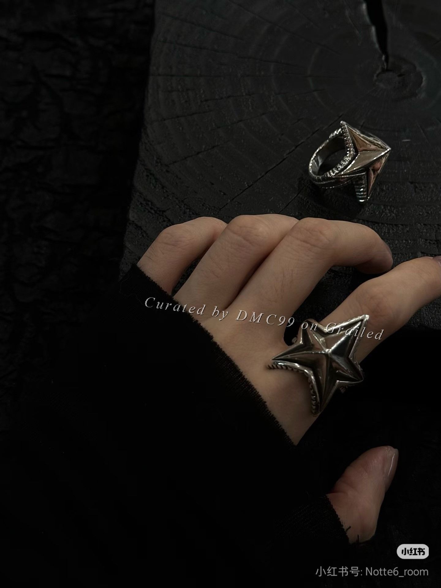 Cody Sanderson Cody Sanderson 925 Silver 3D Star Ring Size ONE SIZE - 4 Thumbnail