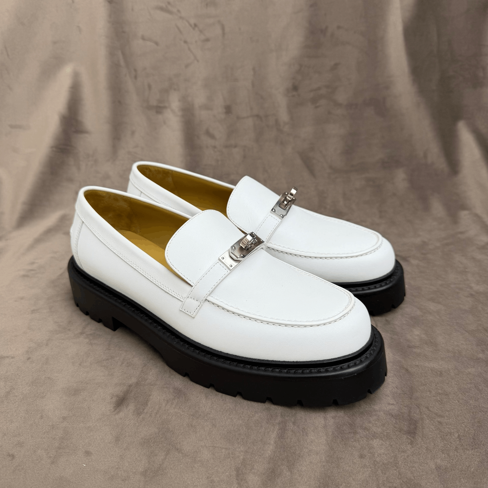 Hermes Hermes Lcone Kelly Platform Loafers Size US 7 / IT 37 - 3 Thumbnail
