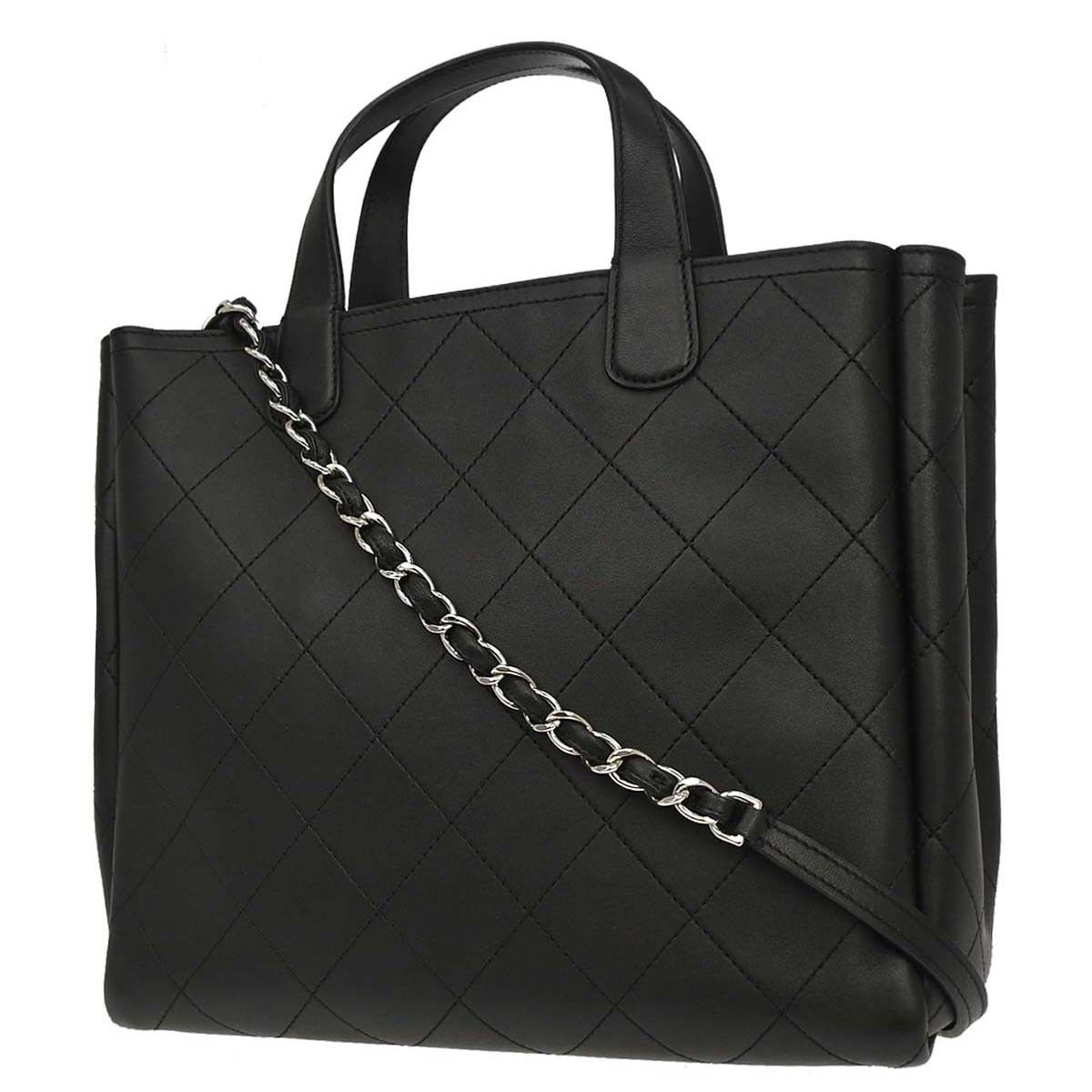 Chanel Chanel Covered CC Shopping Tote Stitched Calfskin Size ONE SIZE - 2 Thumbnail