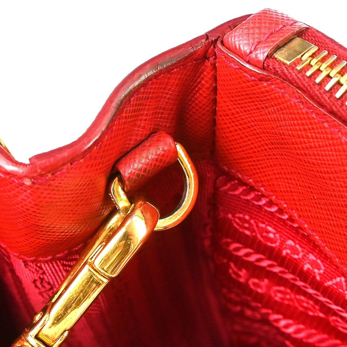 Prada Prada Gardener's Tote Saffiano Leather Size ONE SIZE - 8 Thumbnail