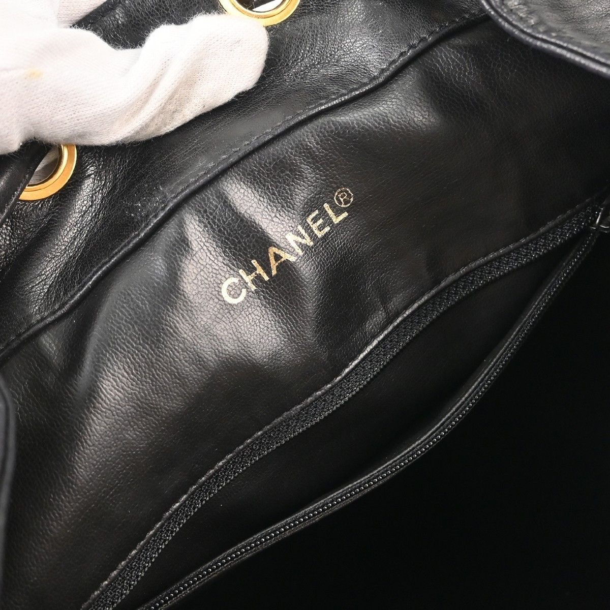 Chanel Chanel Vintage CC Pocket Backpack Quilted Lambskin Size ONE SIZE - 4 Thumbnail