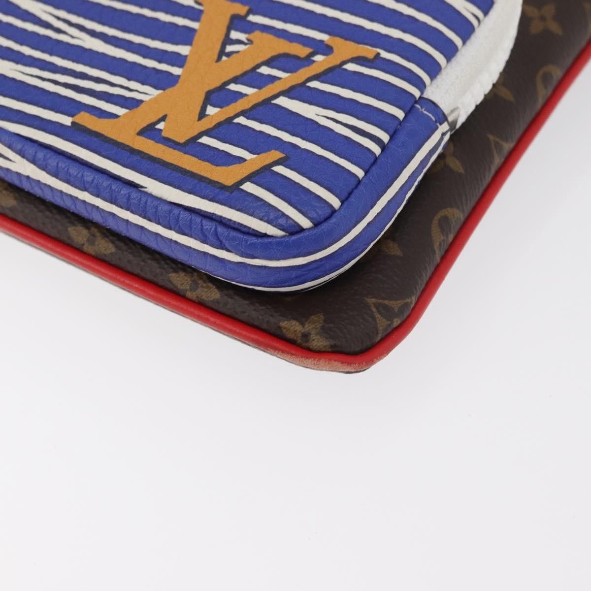 Louis Vuitton Louis Vuitton Pochette A4 Multipocket Pouch Monogram Canvas and Printed Leather Size ONE SIZE - 9 Thumbnail
