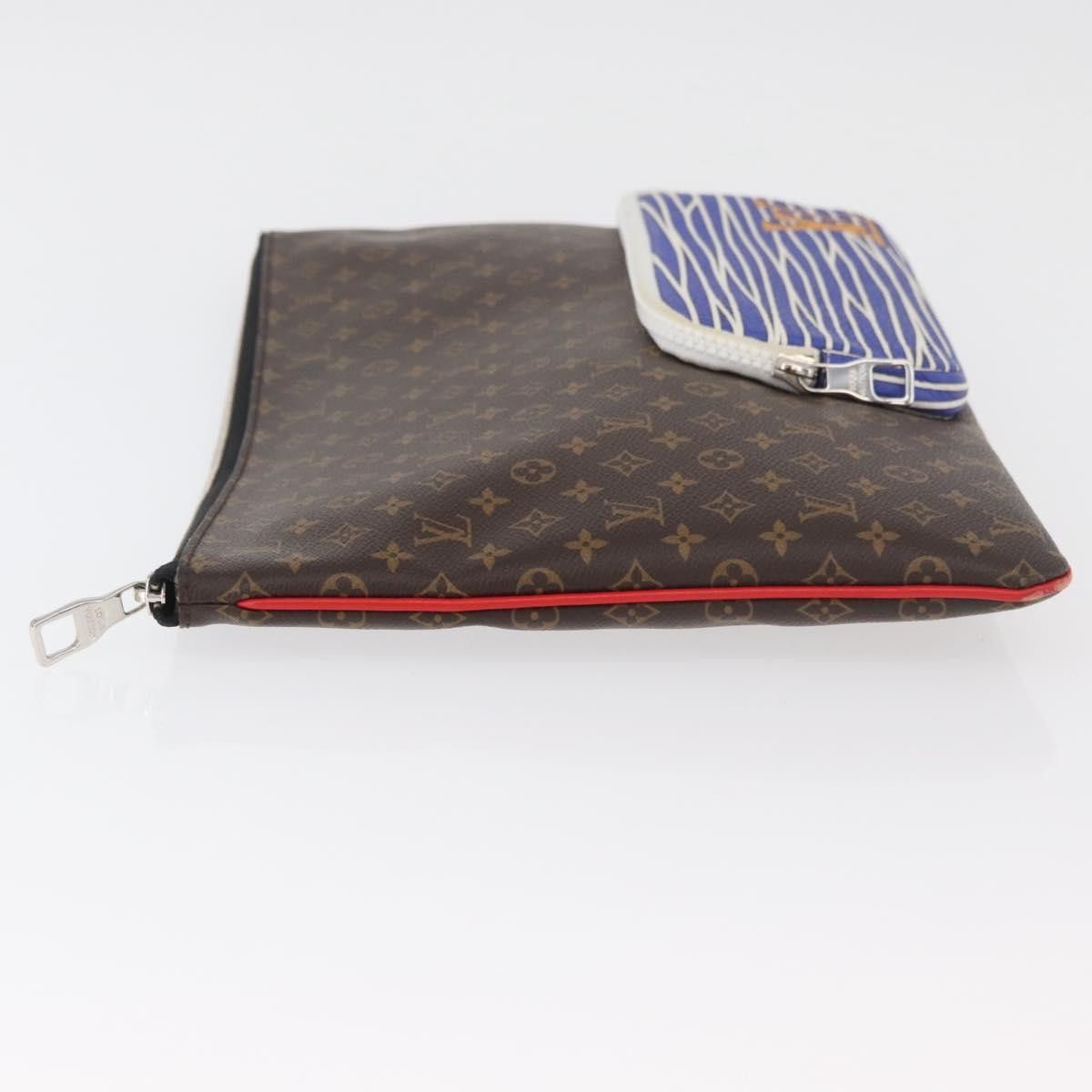 Louis Vuitton Louis Vuitton Pochette A4 Multipocket Pouch Monogram Canvas and Printed Leather Size ONE SIZE - 4 Thumbnail