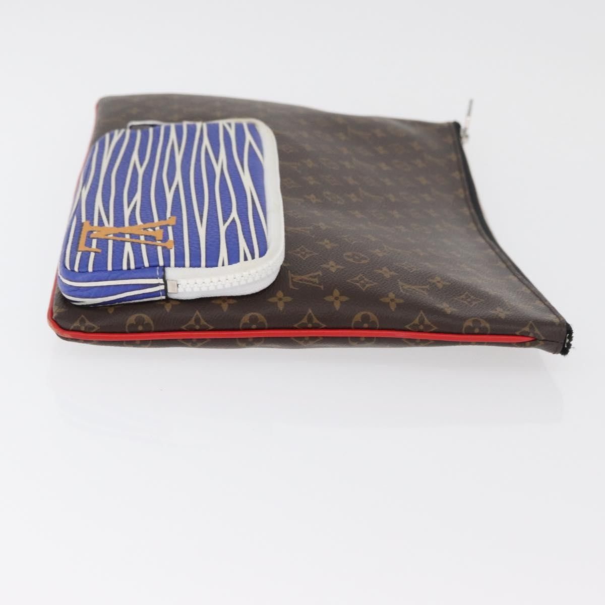 Louis Vuitton Louis Vuitton Pochette A4 Multipocket Pouch Monogram Canvas and Printed Leather Size ONE SIZE - 3 Thumbnail