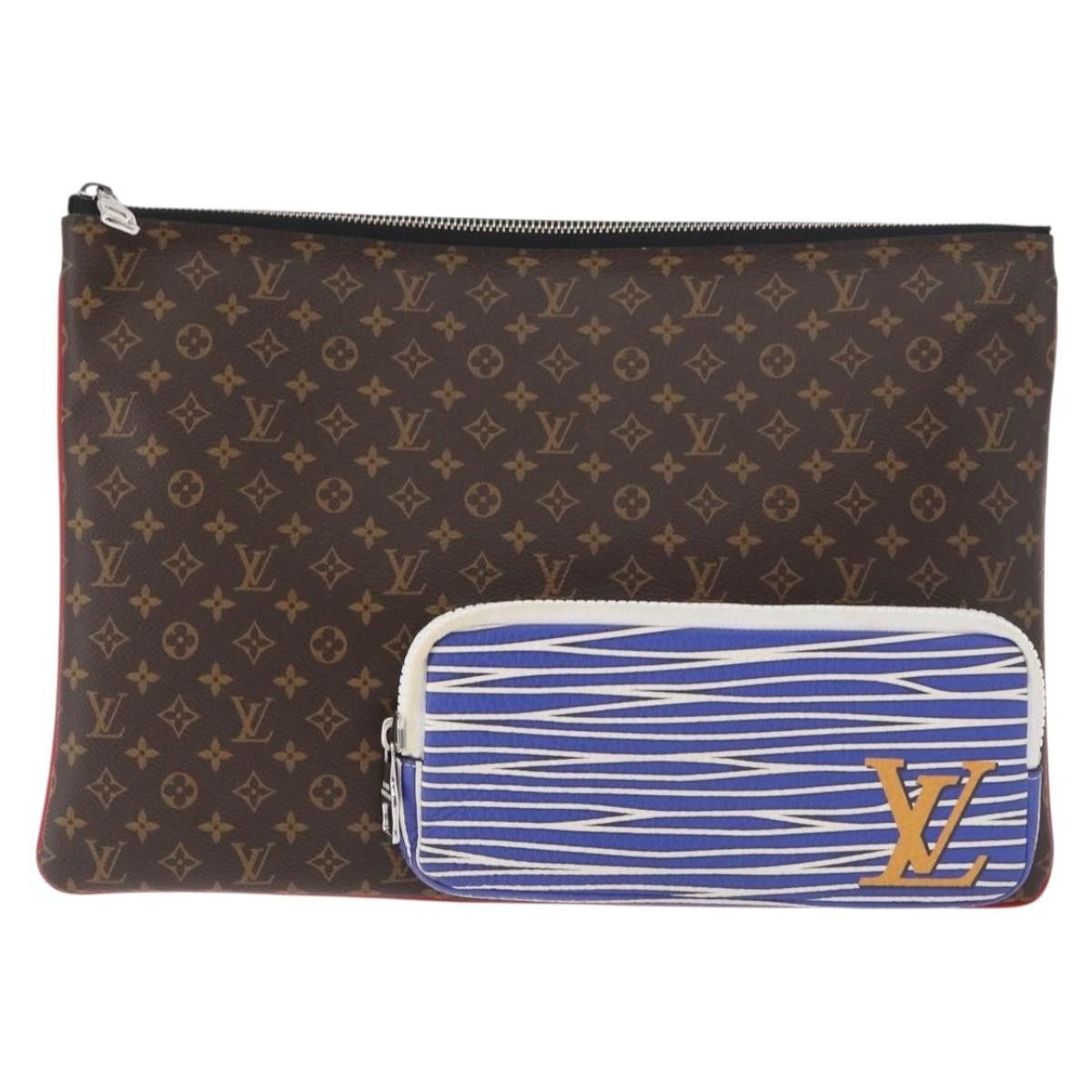 Louis Vuitton Louis Vuitton Pochette A4 Multipocket Pouch Monogram Canvas and Printed Leather Size ONE SIZE - 17 Thumbnail