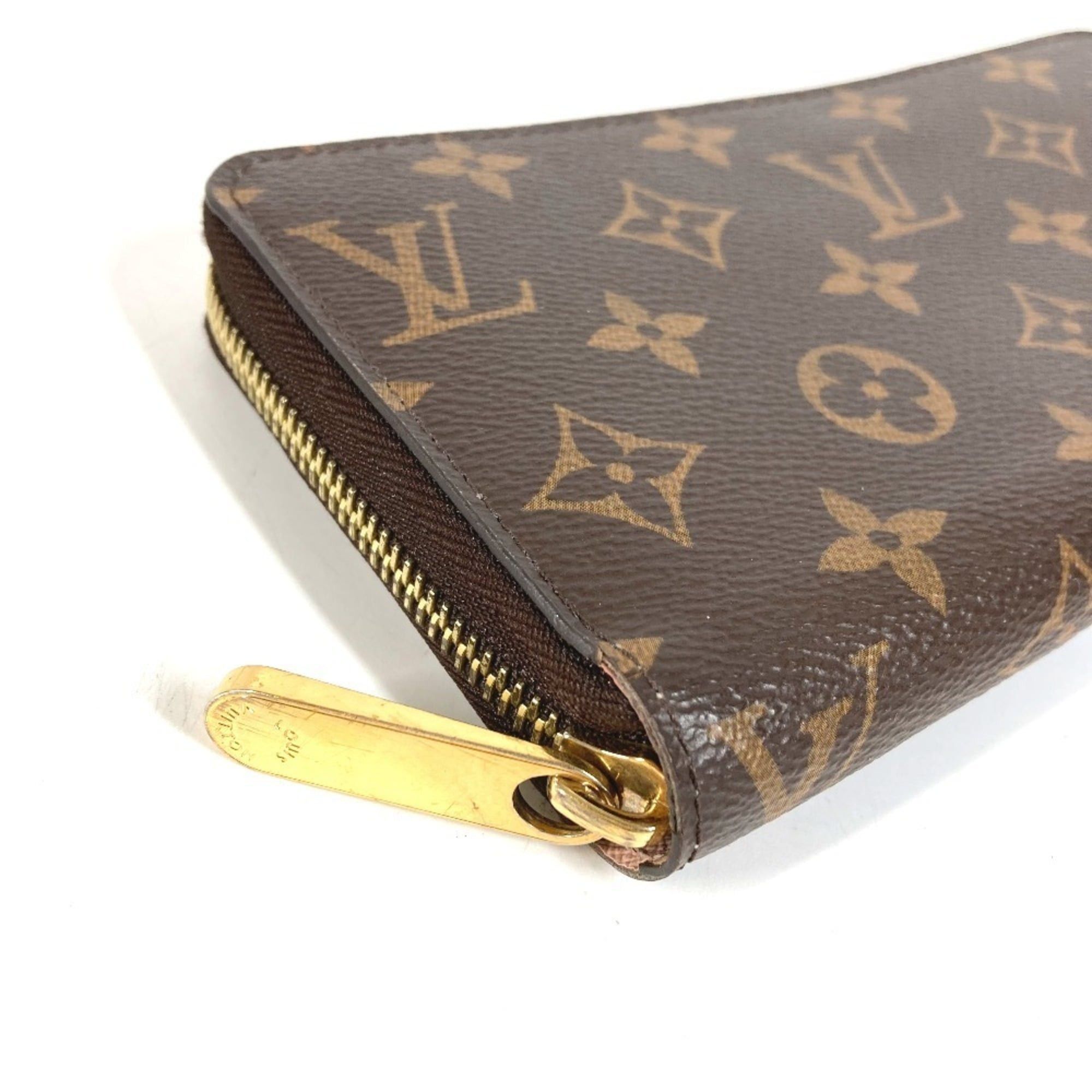 Louis Vuitton LOUIS VUITTON M41894 Monogram Zippy Wallet - Long Wallet, Round Zipper, Canvas, Men's & Women's, Rose Ballerine Brown Size ONE SIZE - 5 Thumbnail