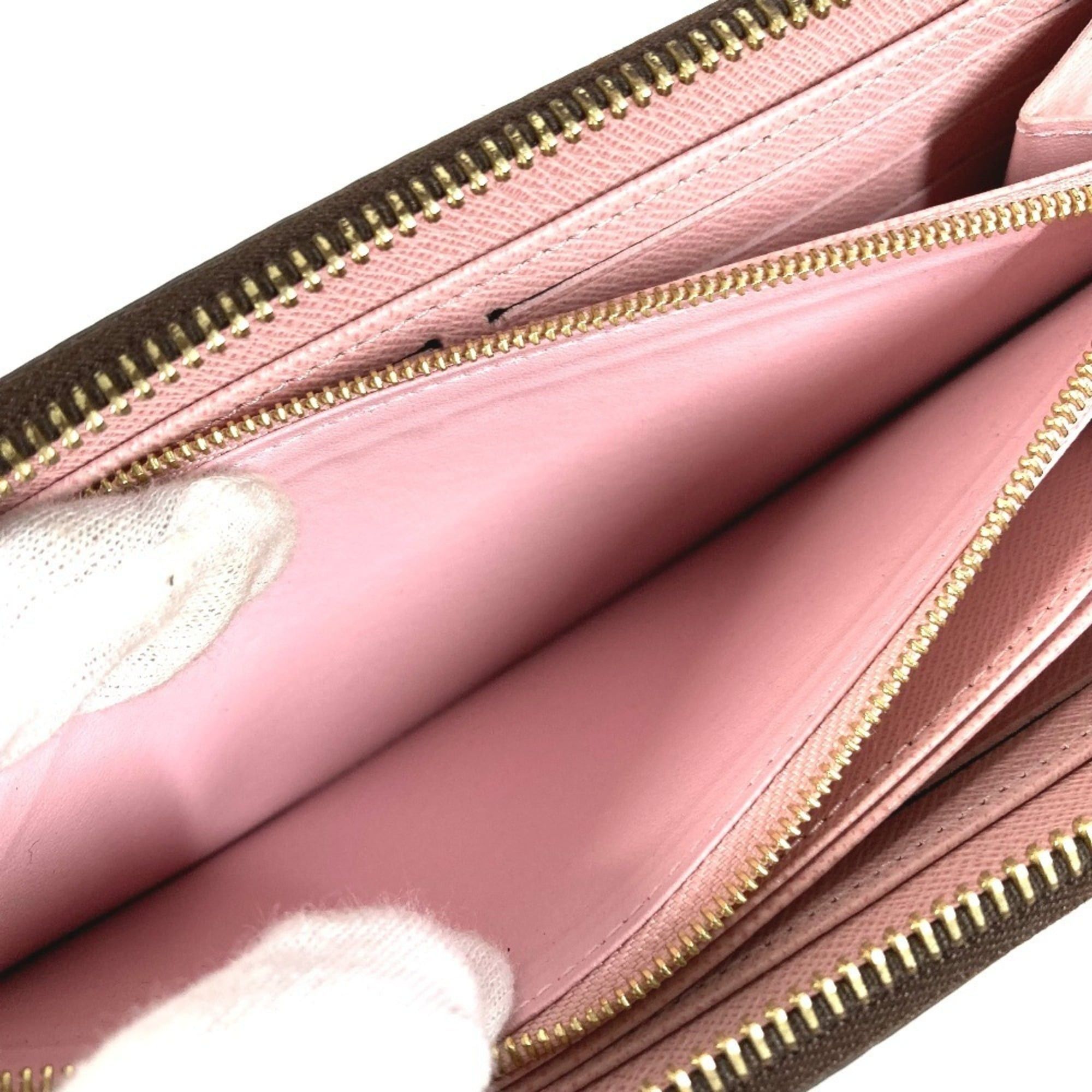 Louis Vuitton LOUIS VUITTON M41894 Monogram Zippy Wallet - Long Wallet, Round Zipper, Canvas, Men's & Women's, Rose Ballerine Brown Size ONE SIZE - 7 Thumbnail