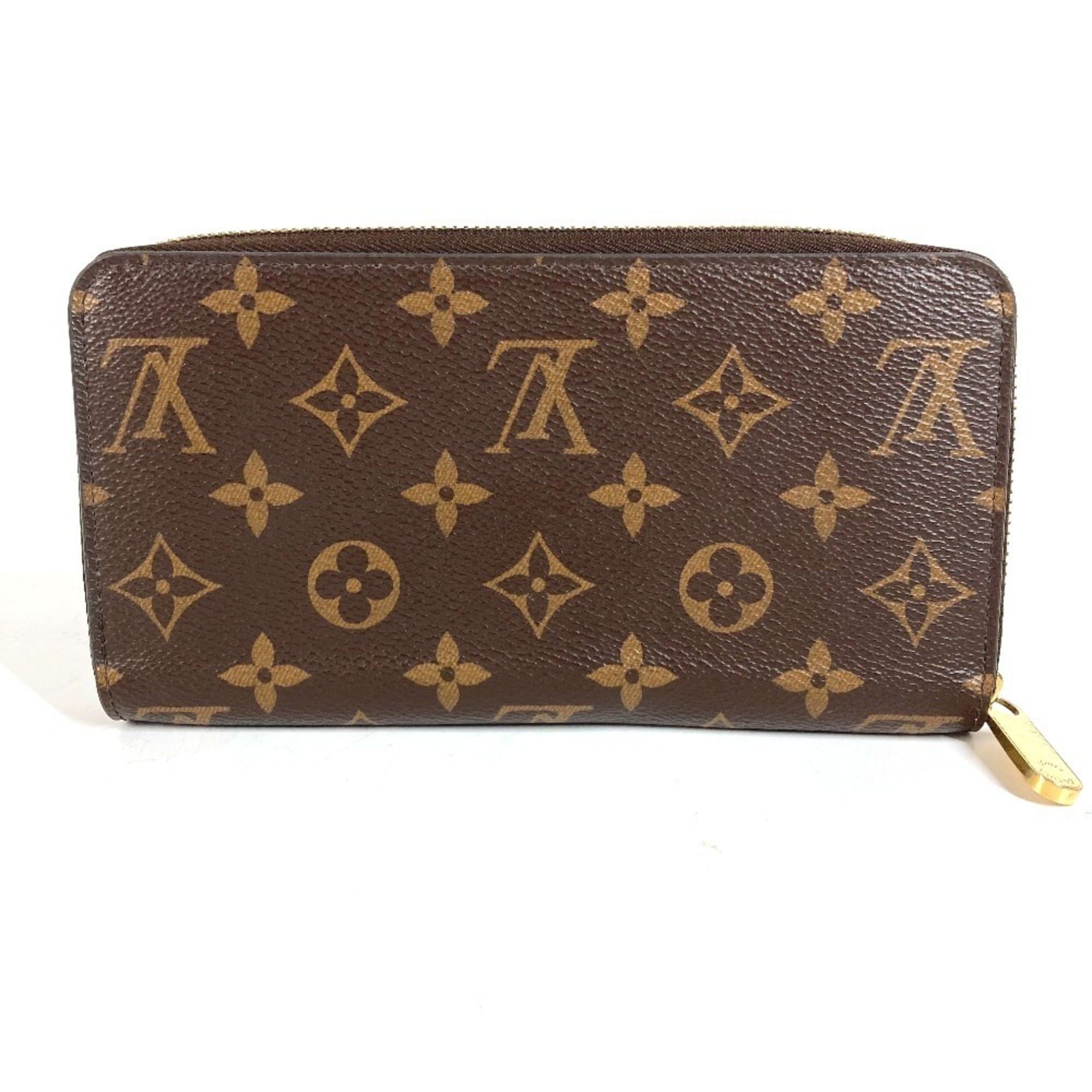 Louis Vuitton LOUIS VUITTON M41894 Monogram Zippy Wallet - Long Wallet, Round Zipper, Canvas, Men's & Women's, Rose Ballerine Brown Size ONE SIZE - 2 Thumbnail