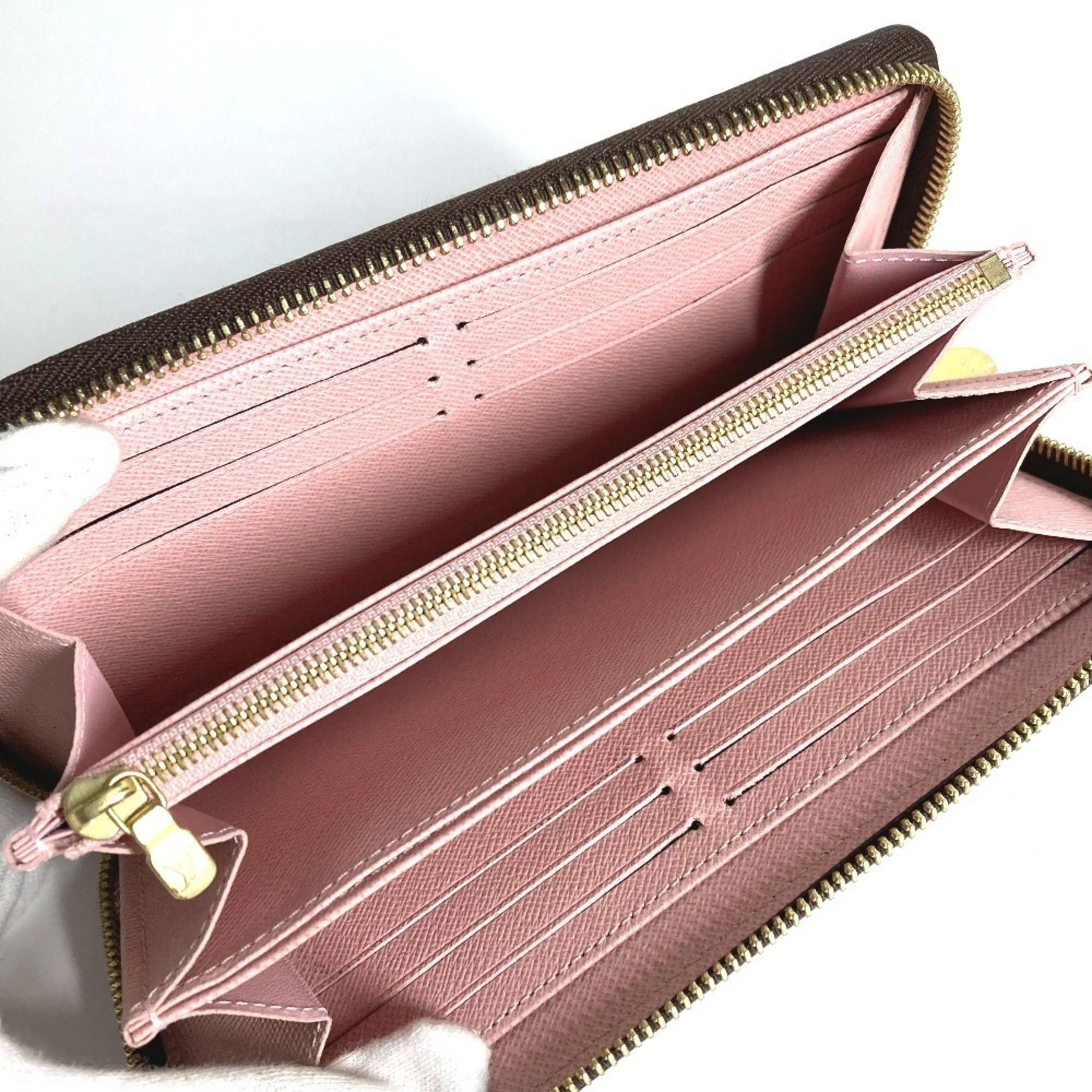 Louis Vuitton LOUIS VUITTON M41894 Monogram Zippy Wallet - Long Wallet, Round Zipper, Canvas, Men's & Women's, Rose Ballerine Brown Size ONE SIZE - 8 Thumbnail