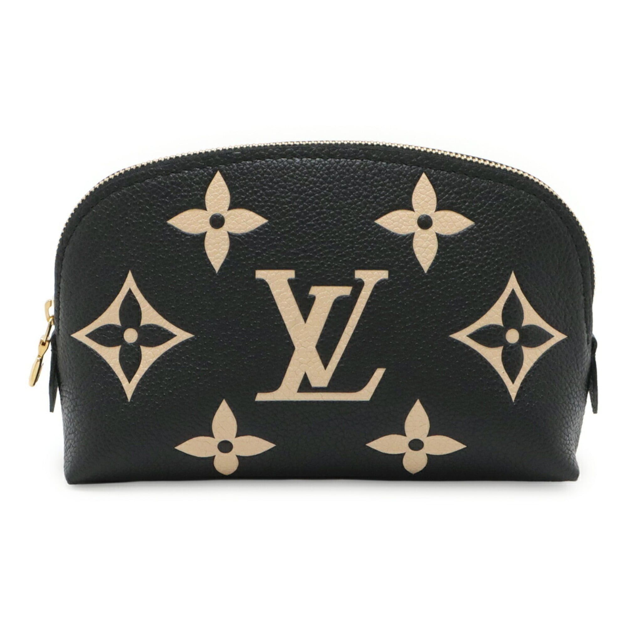 Louis Vuitton Louis Vuitton Monogram Empreinte Pochette Tick Bicolor Black Beige M59086 Size ONE SIZE - 2 Thumbnail