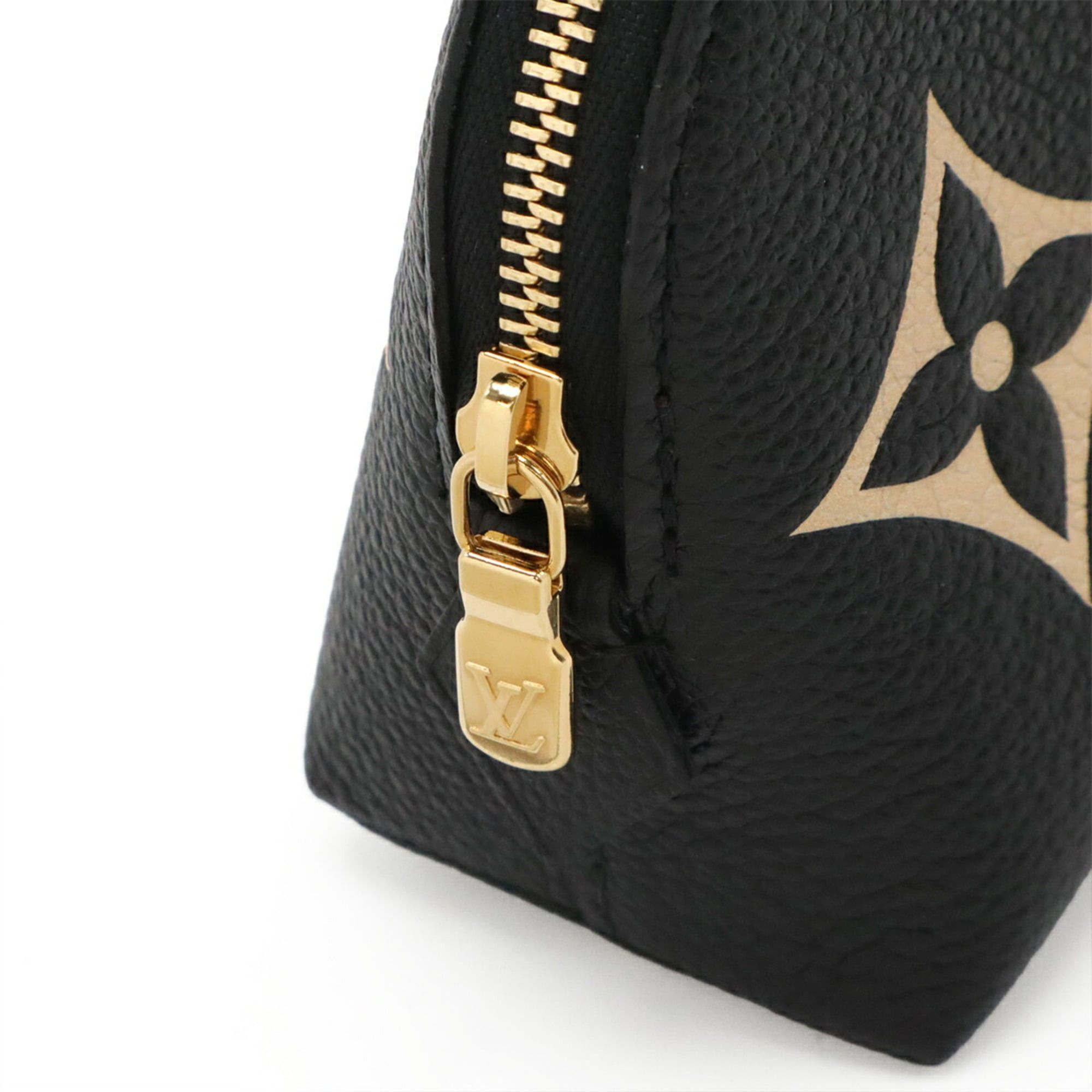Louis Vuitton Louis Vuitton Monogram Empreinte Pochette Tick Bicolor Black Beige M59086 Size ONE SIZE - 6 Thumbnail