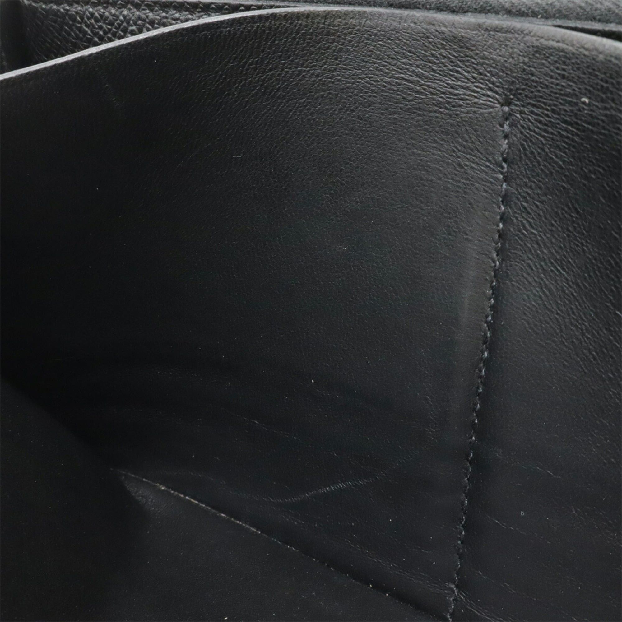 Hermes HERMES Constance Long Flap Wallet, Bi-fold Veau Epsom Leather, Black/Pink, C Stamp Size ONE SIZE - 9 Thumbnail