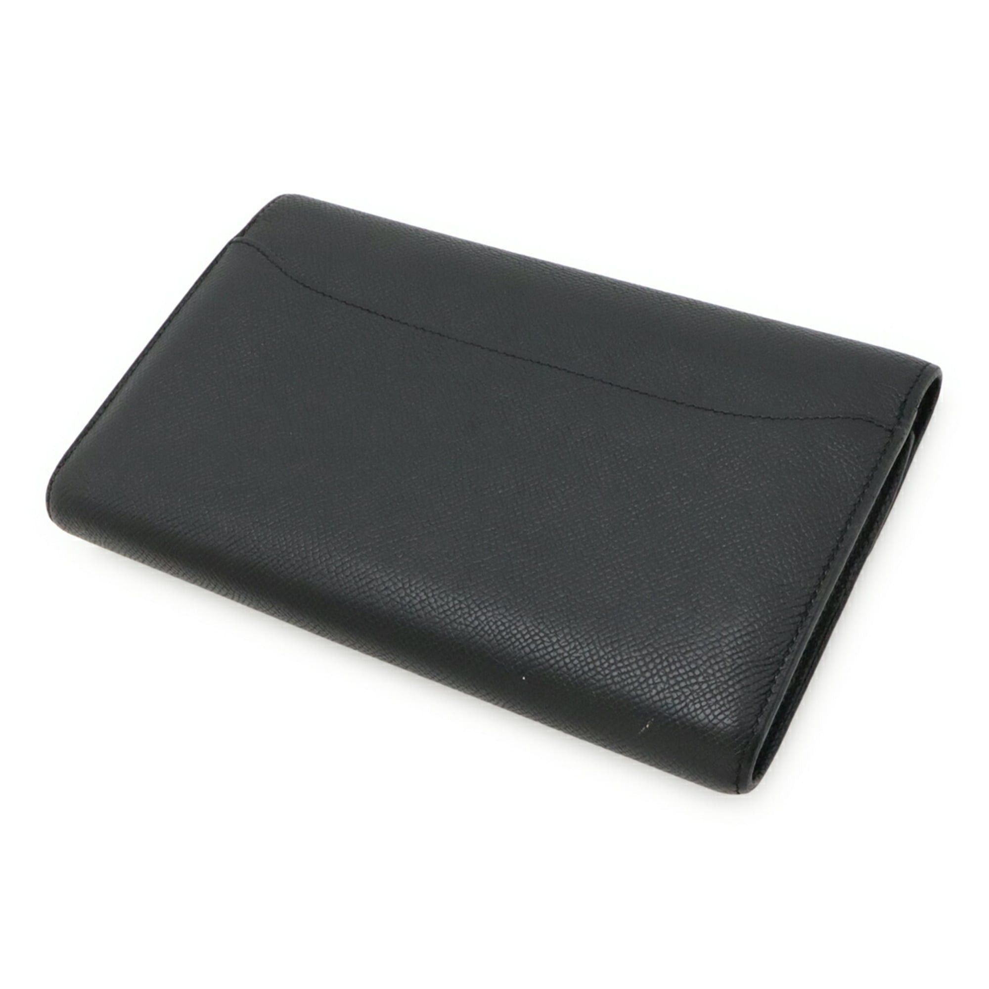 Hermes HERMES Constance Long Flap Wallet, Bi-fold Veau Epsom Leather, Black/Pink, C Stamp Size ONE SIZE - 3 Thumbnail
