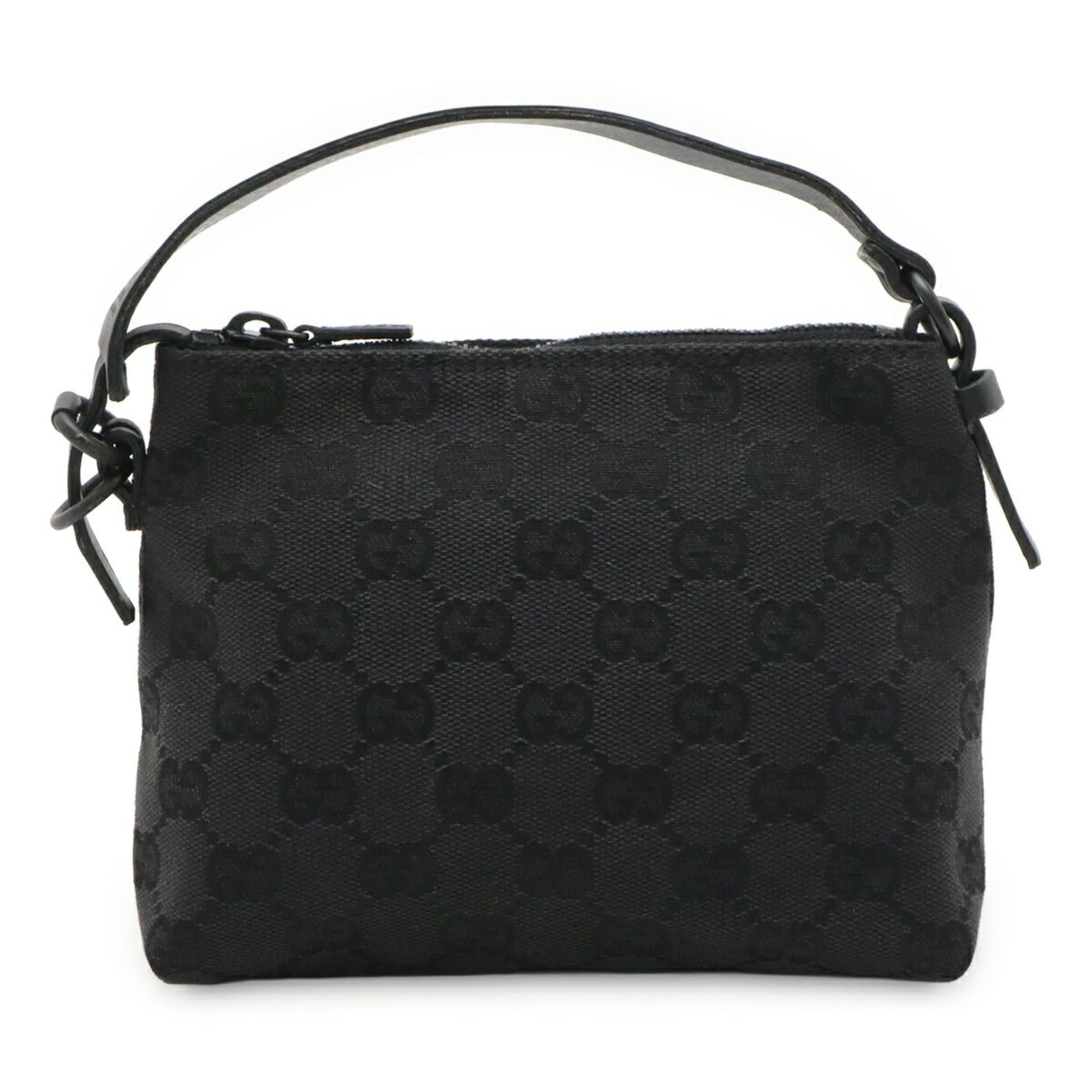 Gucci GUCCI GG Canvas Handbag Pouch Sub-bag - Black 101634 Size ONE SIZE - 2 Thumbnail