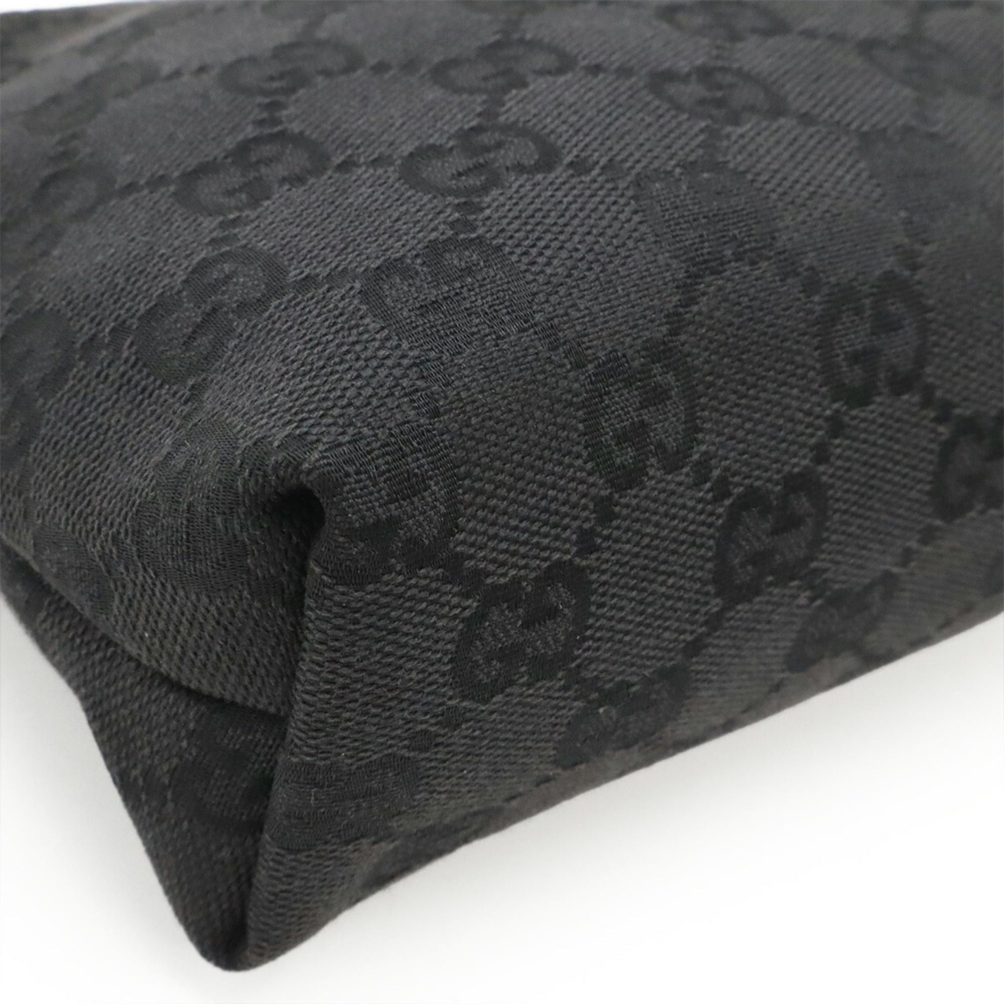 Gucci GUCCI GG Canvas Handbag Pouch Sub-bag - Black 101634 Size ONE SIZE - 4 Thumbnail