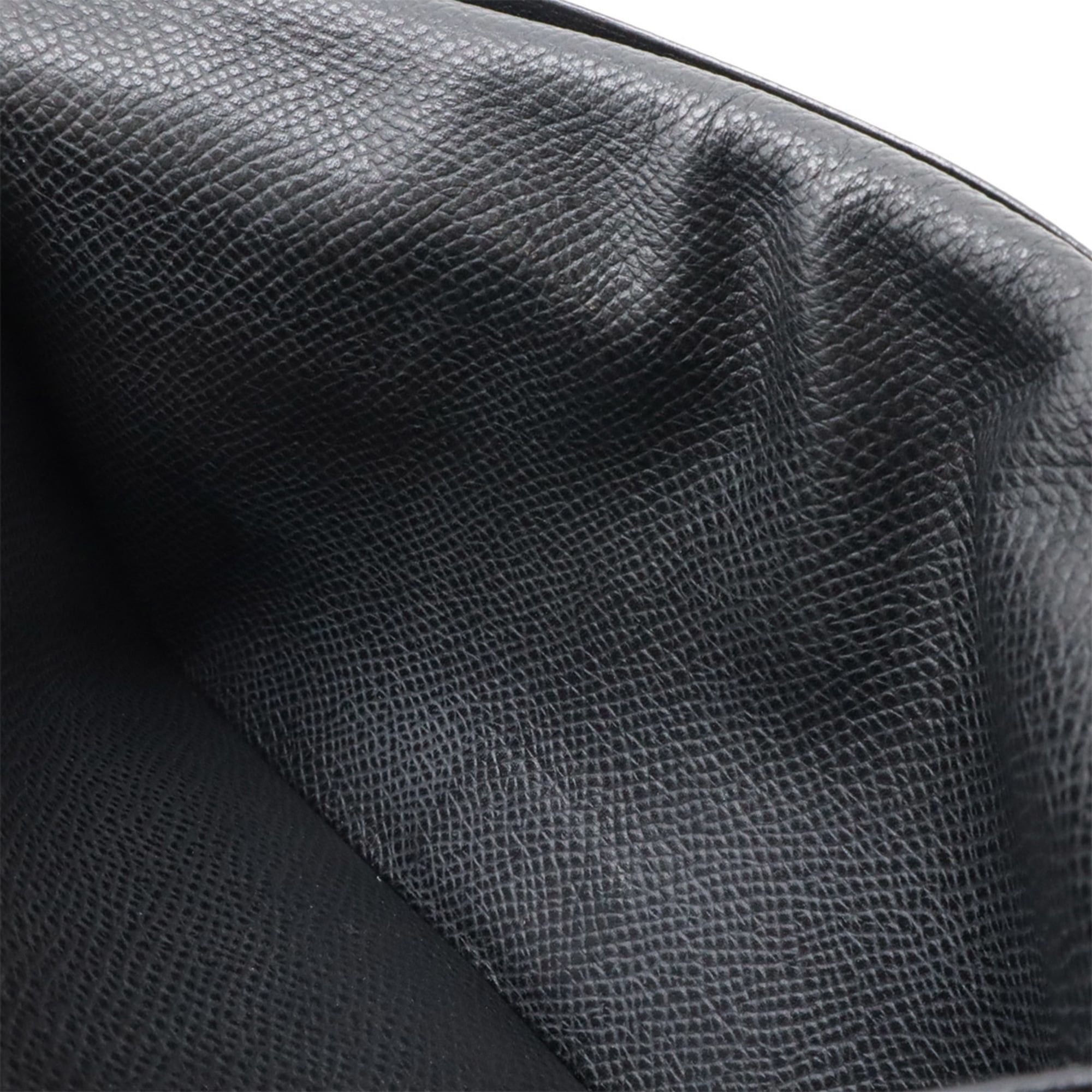 Hermes HERMES Bearn Soufflé Bi-fold Long Wallet, Leather, Noir (Black), □J Stamp Size ONE SIZE - 9 Thumbnail